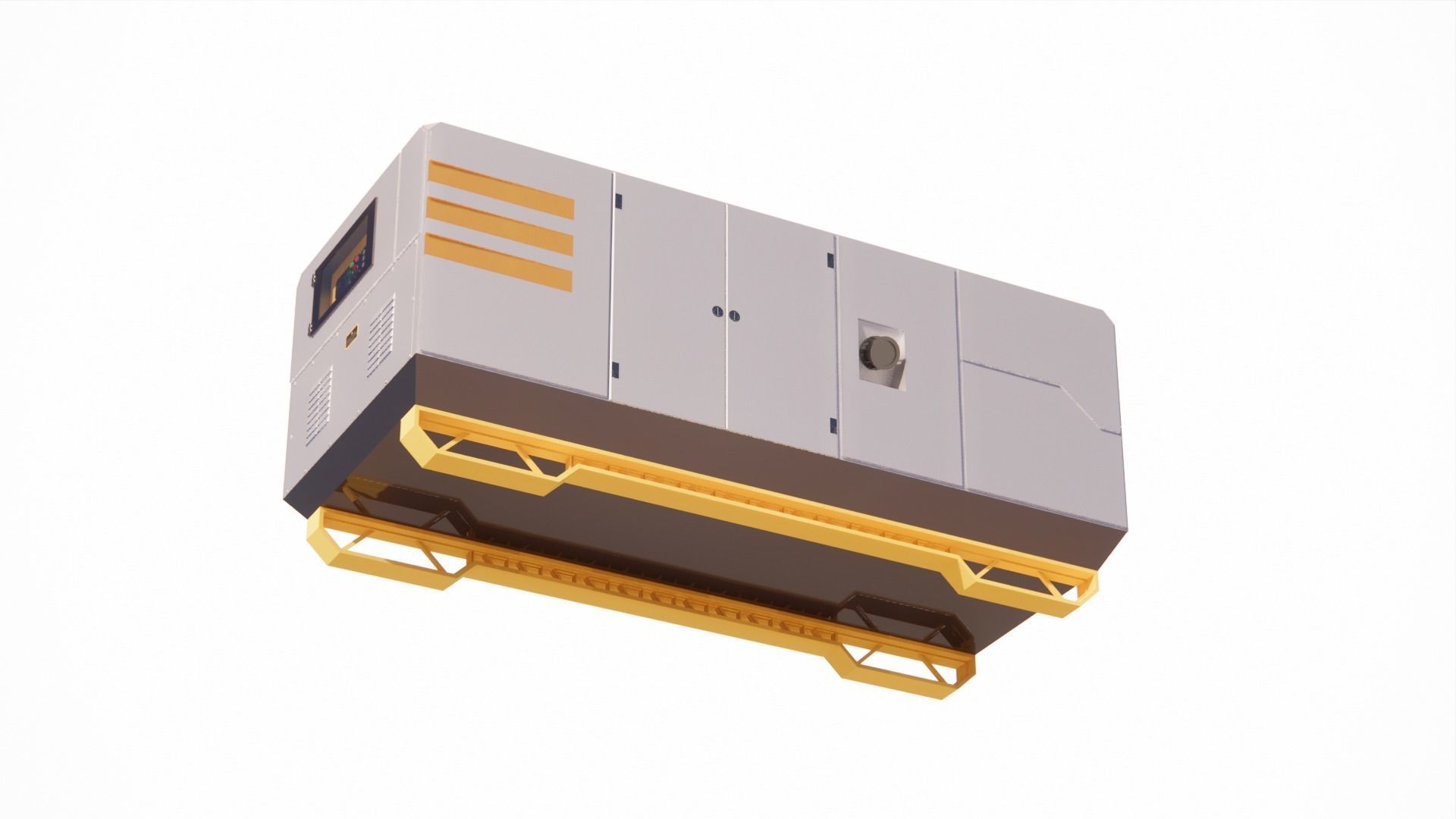 Sci-Fi Generator Futuristic Energy Power Unit 002 3D model_13