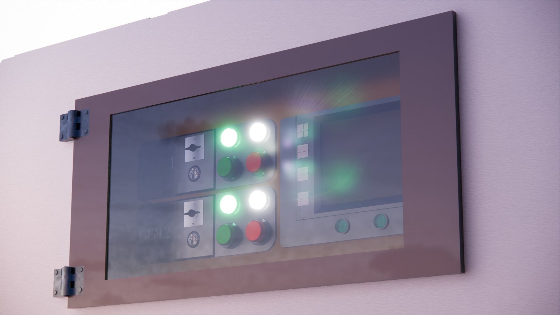 Sci-Fi Generator Futuristic Energy Power Unit 002 3D model_12