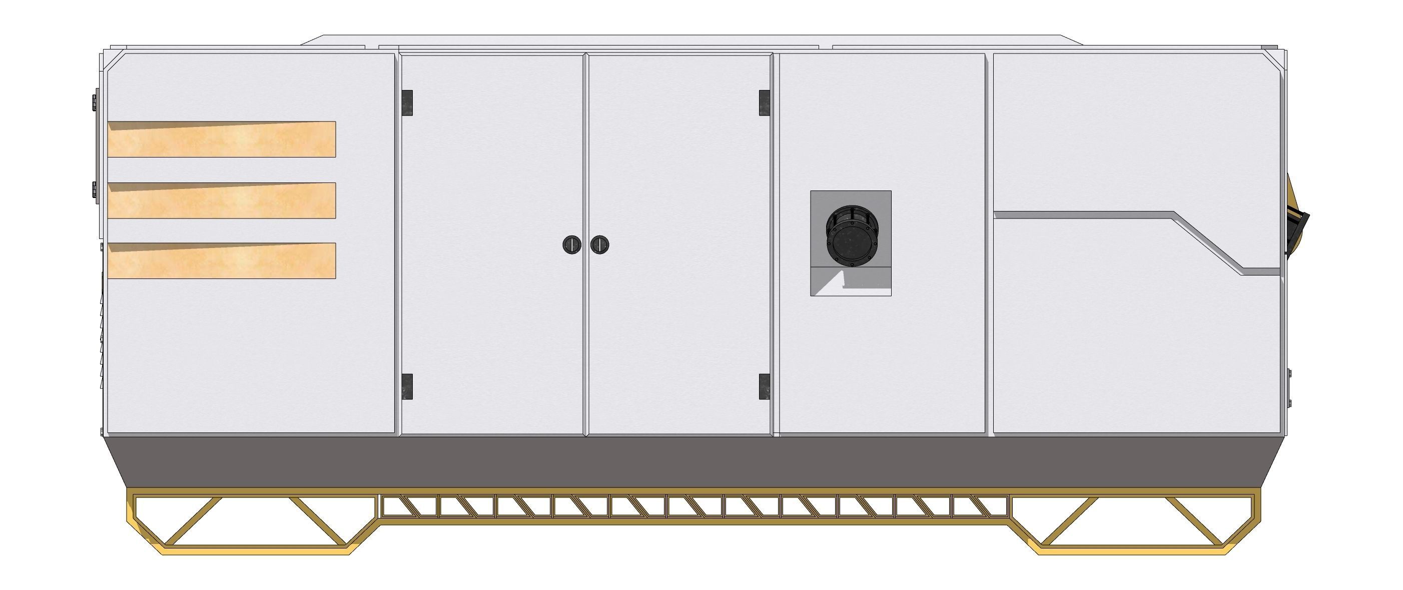 Sci-Fi Generator Futuristic Energy Power Unit 002 3D model_3