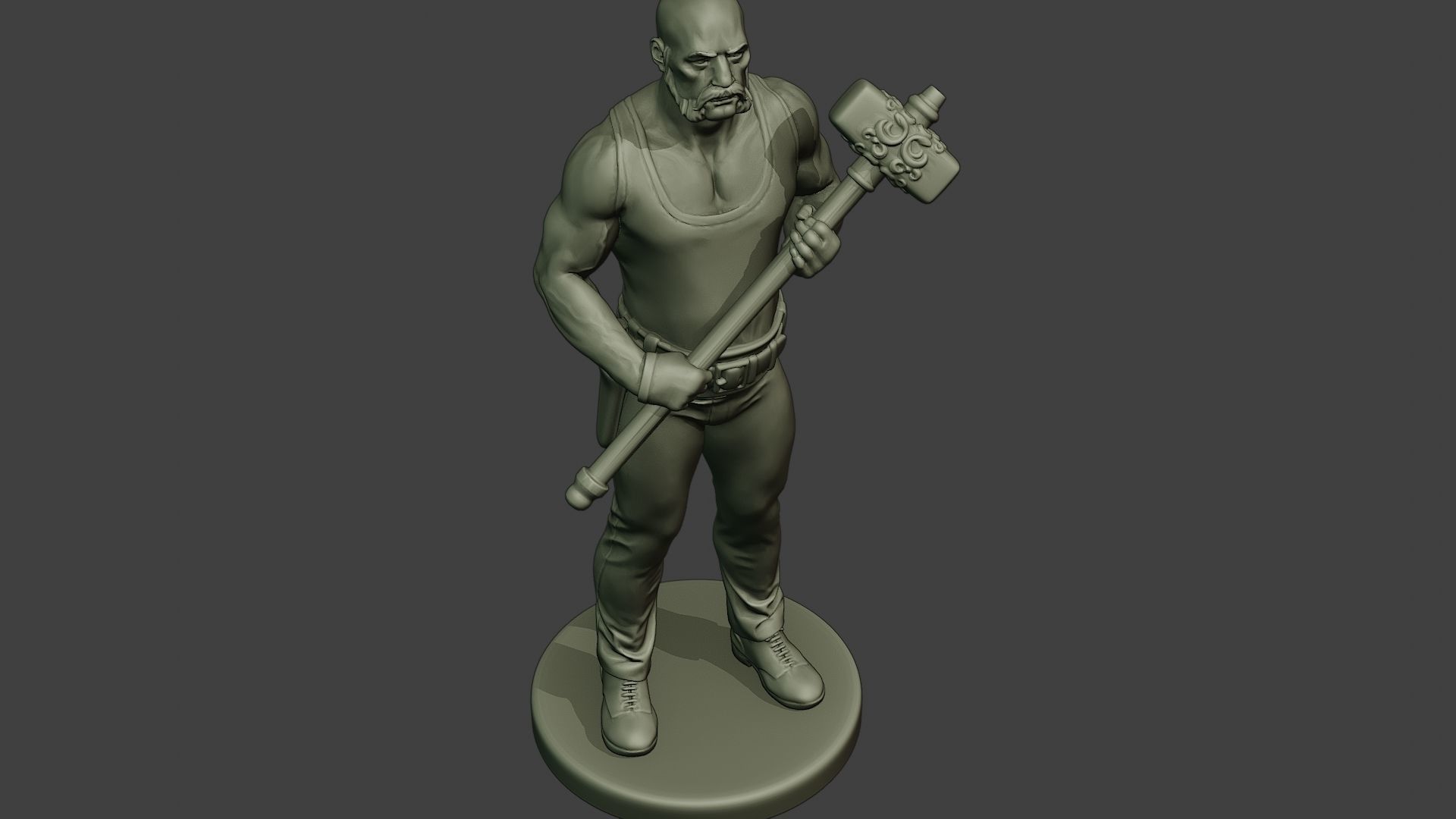 Bill HammerMan BH1 0001 3D print model_19