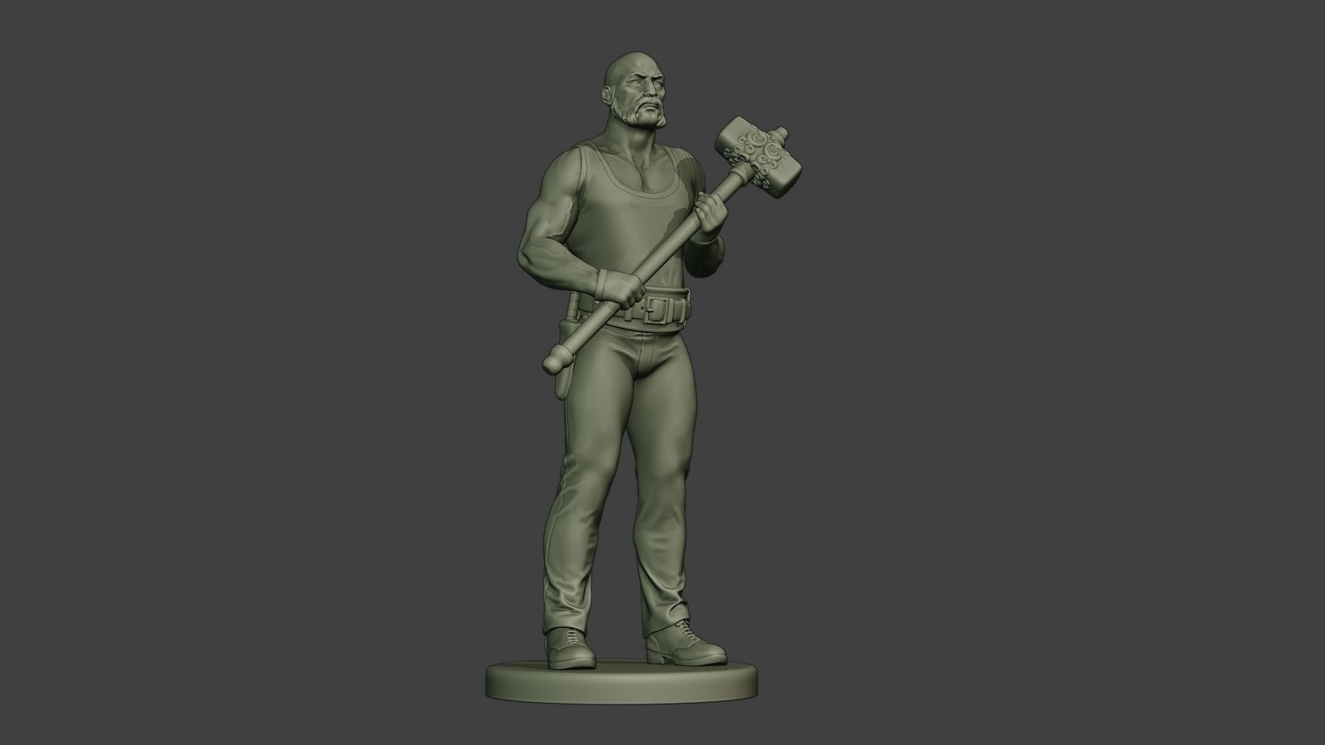 Bill HammerMan BH1 0001 3D print model_13