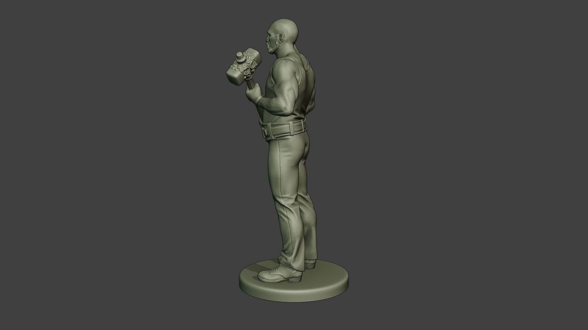 Bill HammerMan BH1 0001 3D print model_4