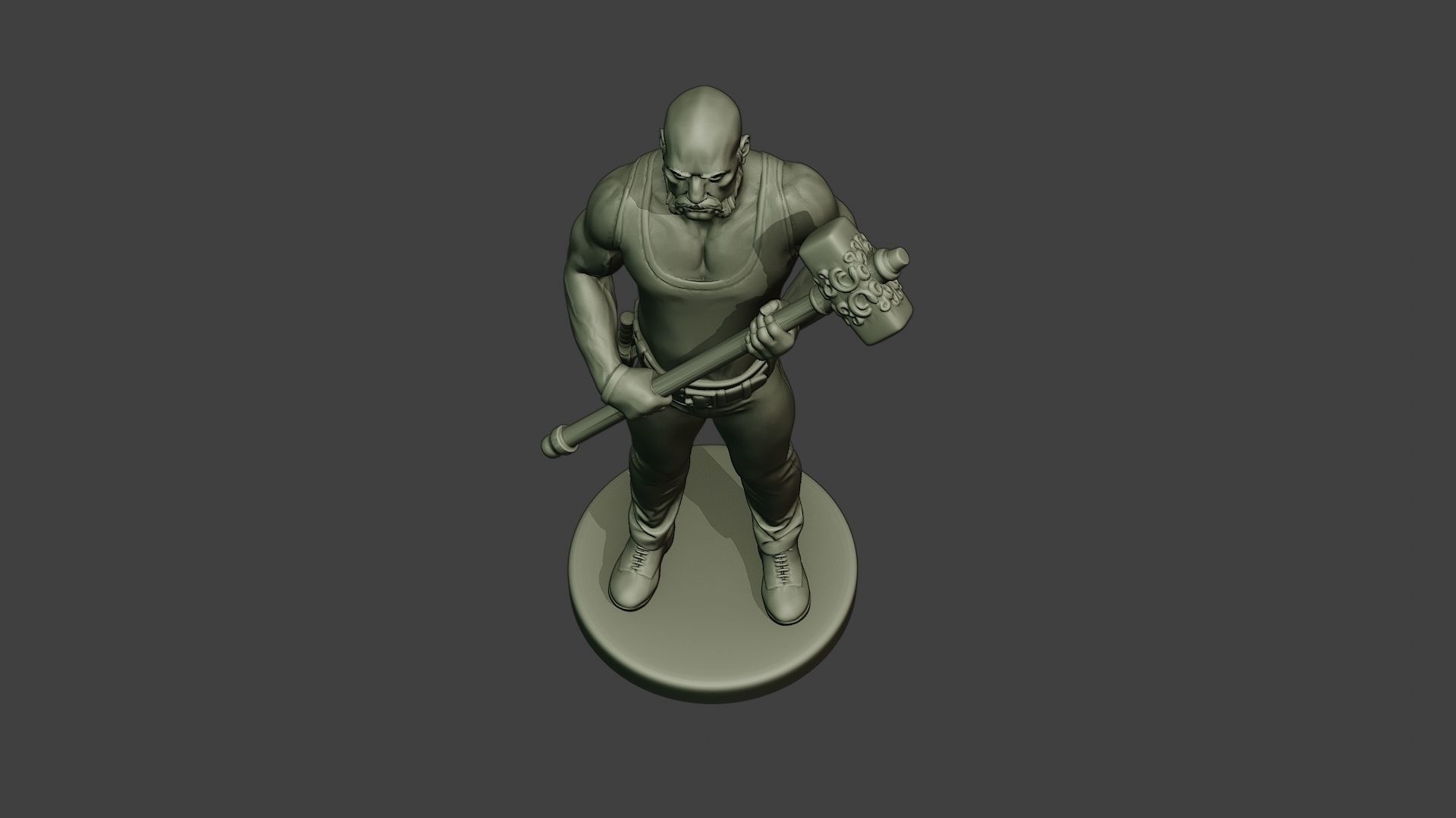 Bill HammerMan BH1 0001 3D print model_14