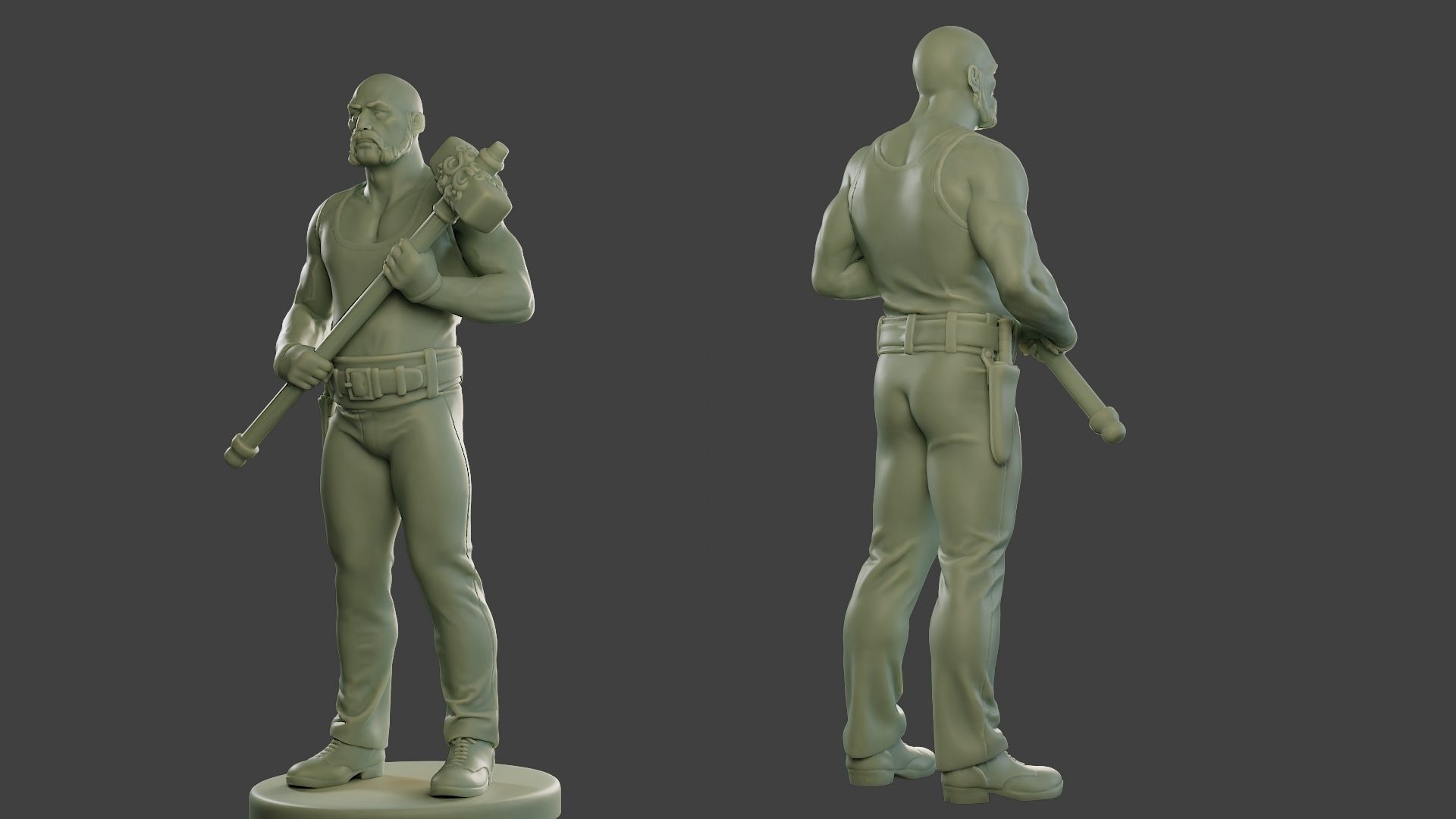 Bill HammerMan BH1 0001 3D print model_1