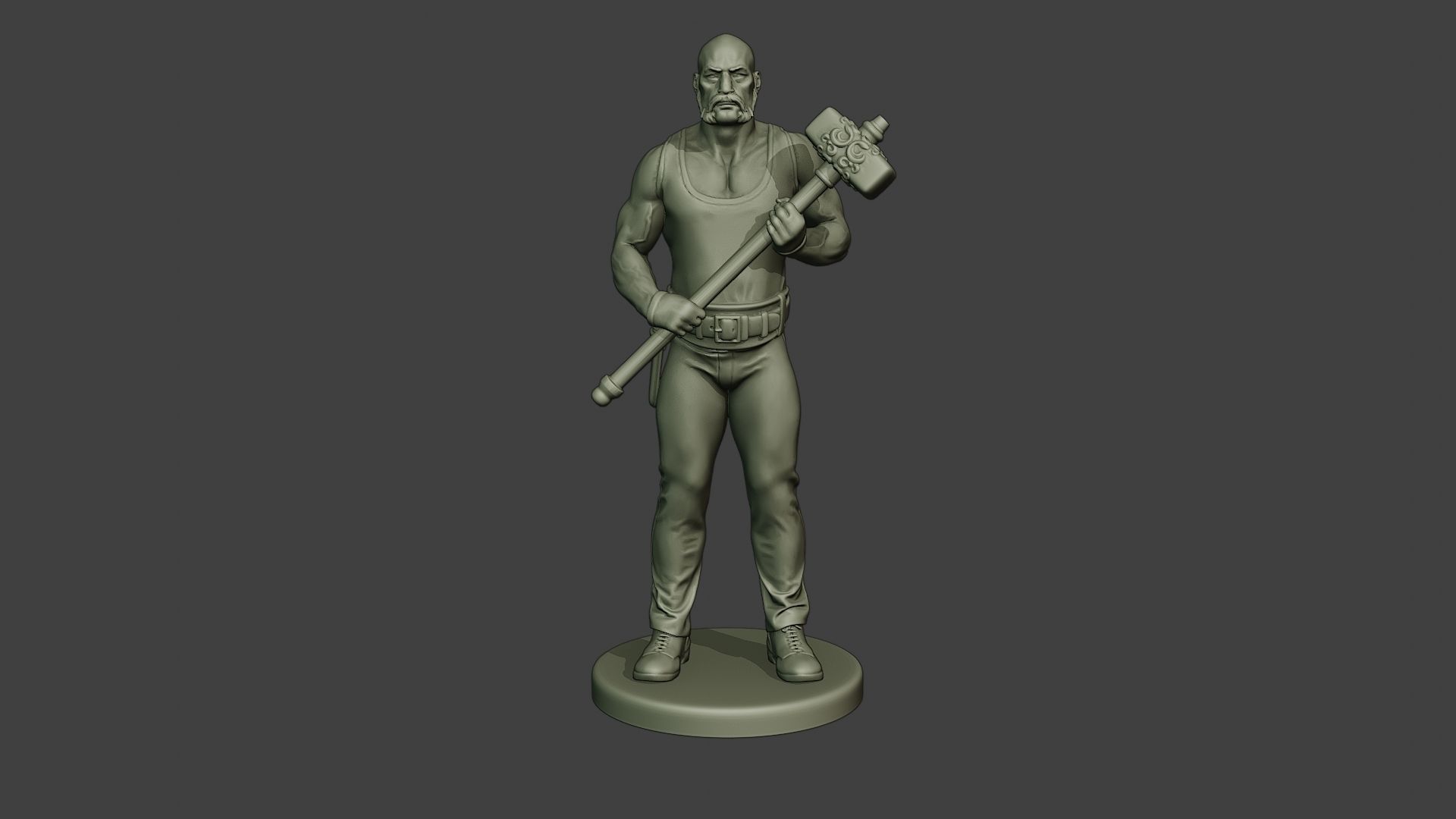 Bill HammerMan BH1 0001 3D print model_11