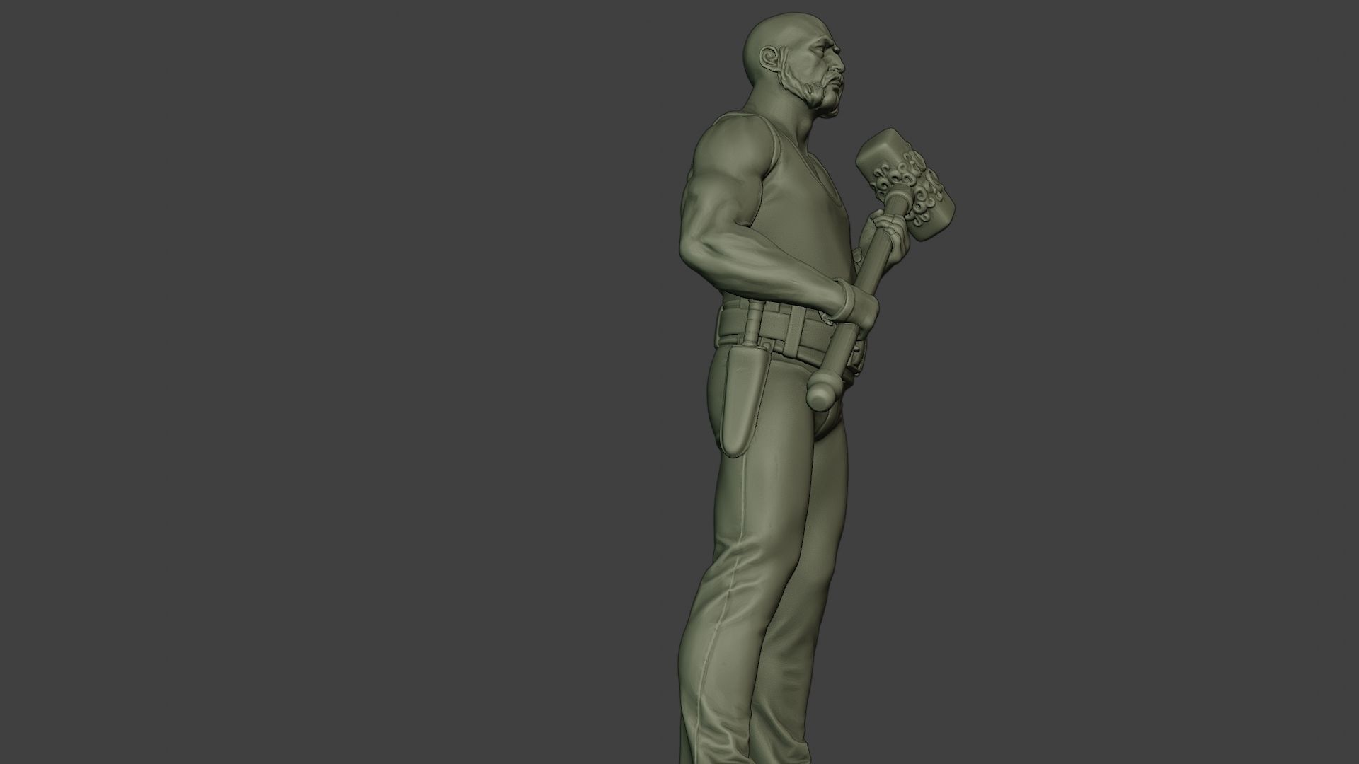 Bill HammerMan BH1 0001 3D print model_29