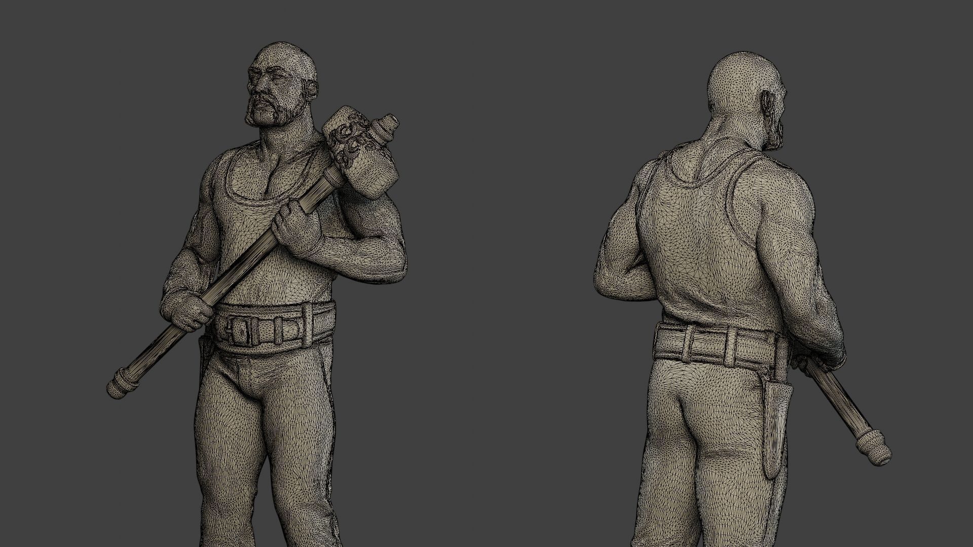 Bill HammerMan BH1 0001 3D print model_12