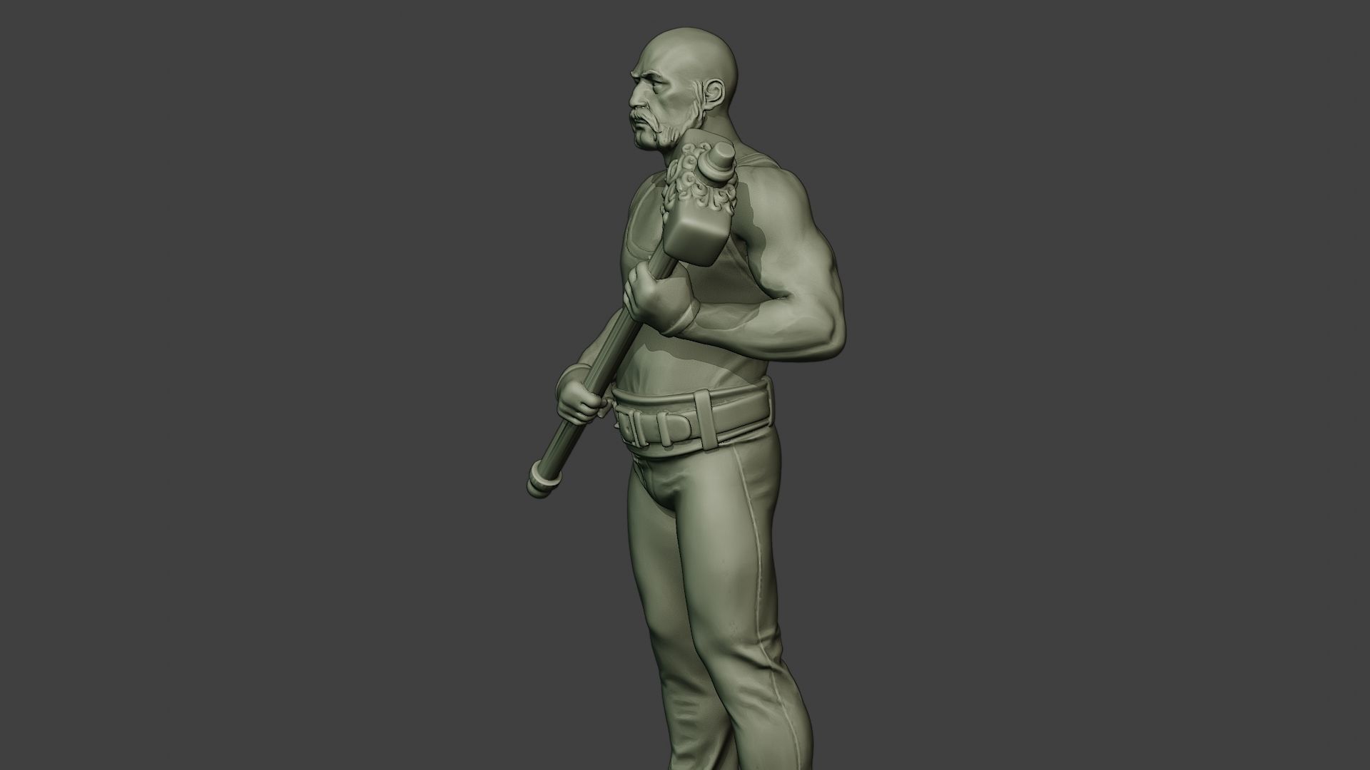 Bill HammerMan BH1 0001 3D print model_18