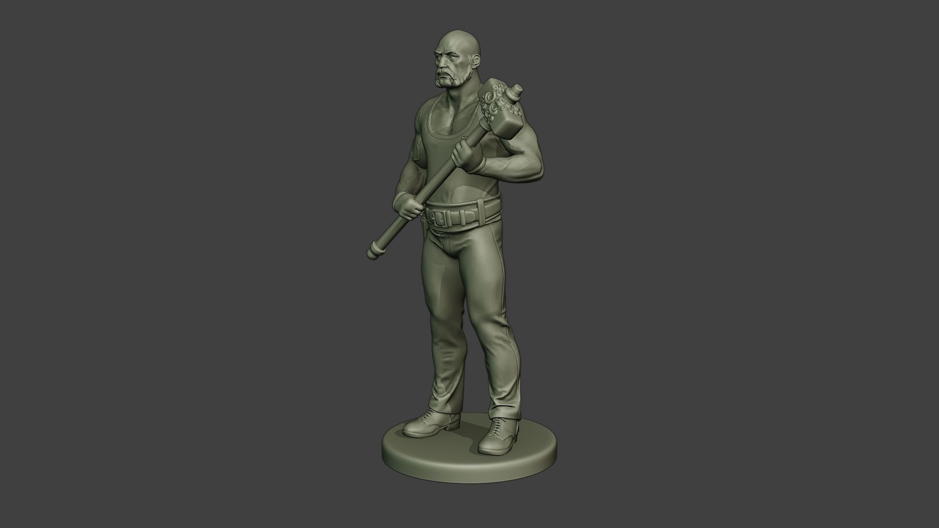 Bill HammerMan BH1 0001 3D print model_2