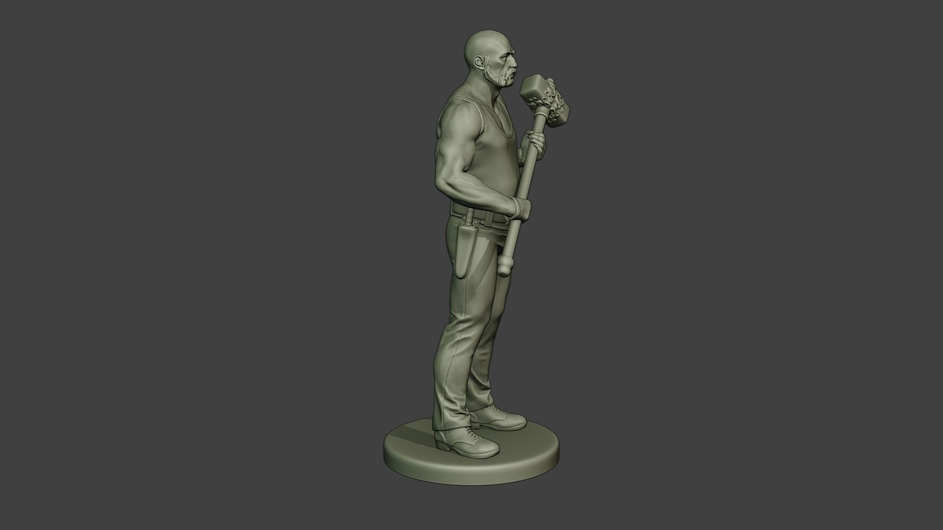Bill HammerMan BH1 0001 3D print model_9