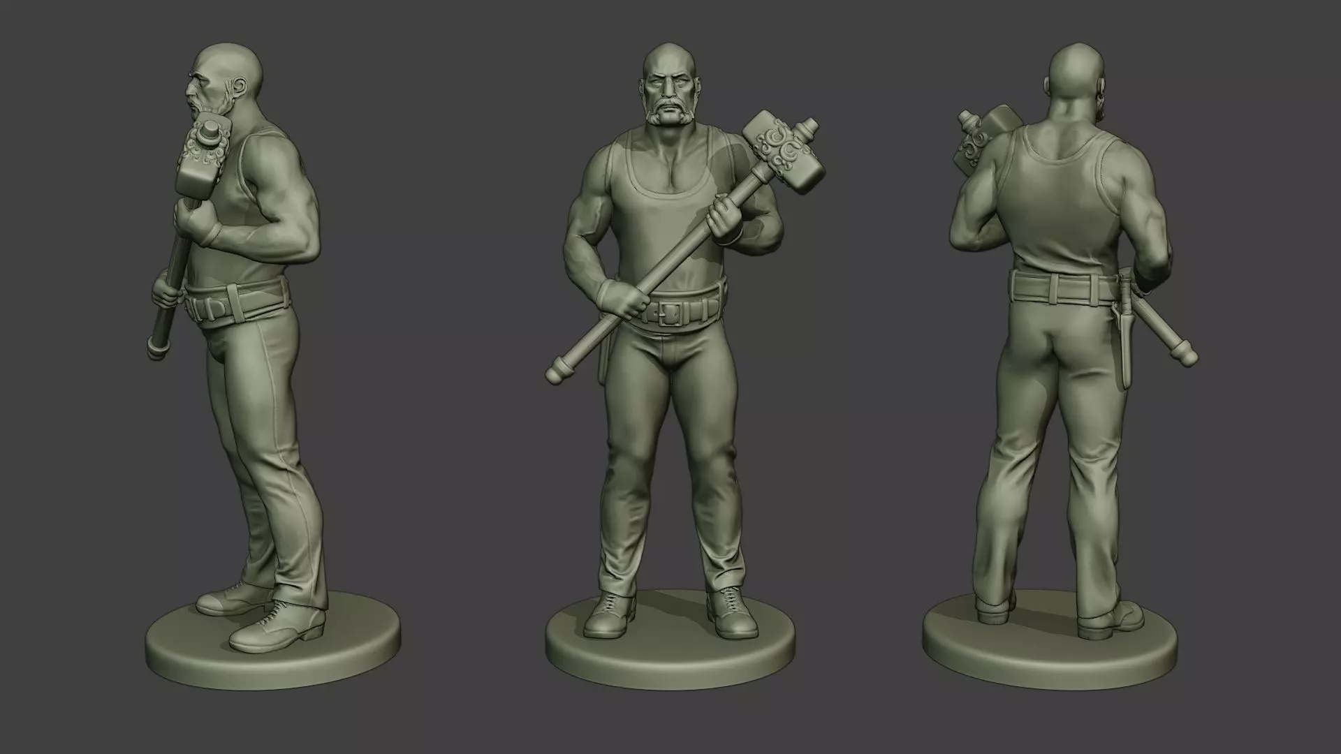 Bill HammerMan BH1 0001 3D print model_0