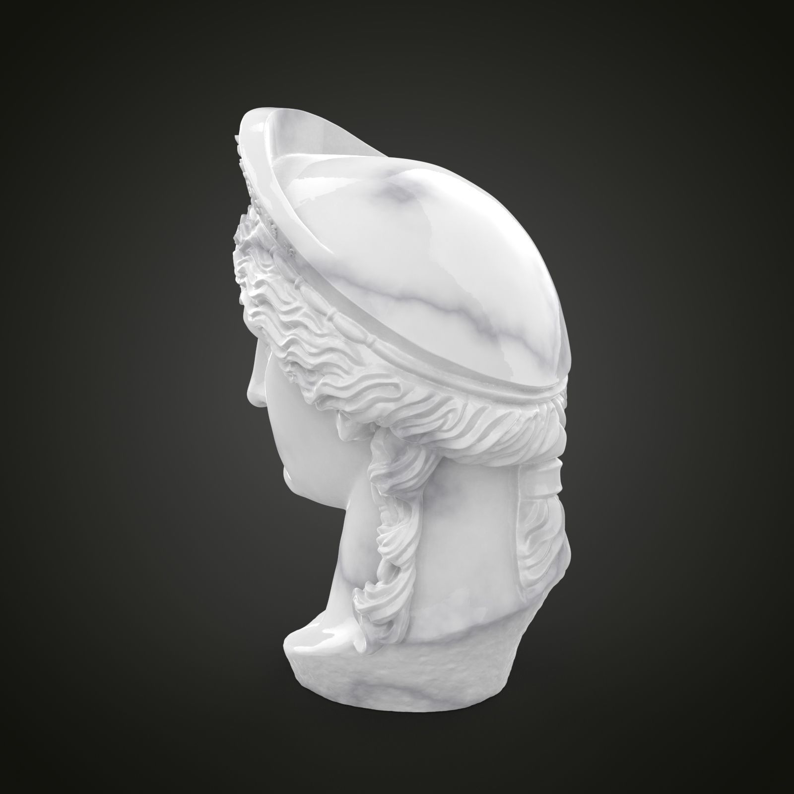 Bust of Hera luno Juno 3D print model_6