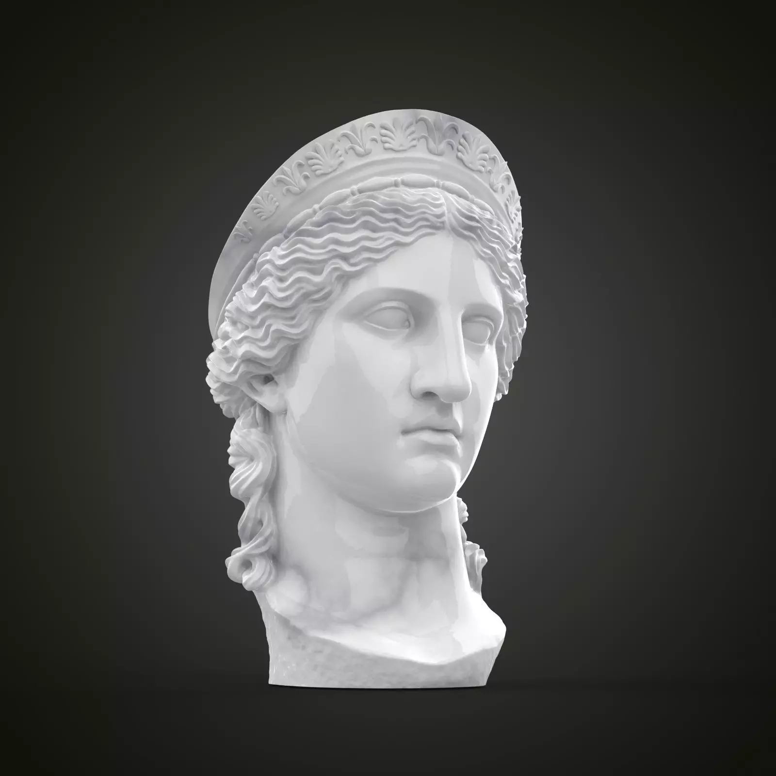 Bust of Hera luno Juno 3D print model_0