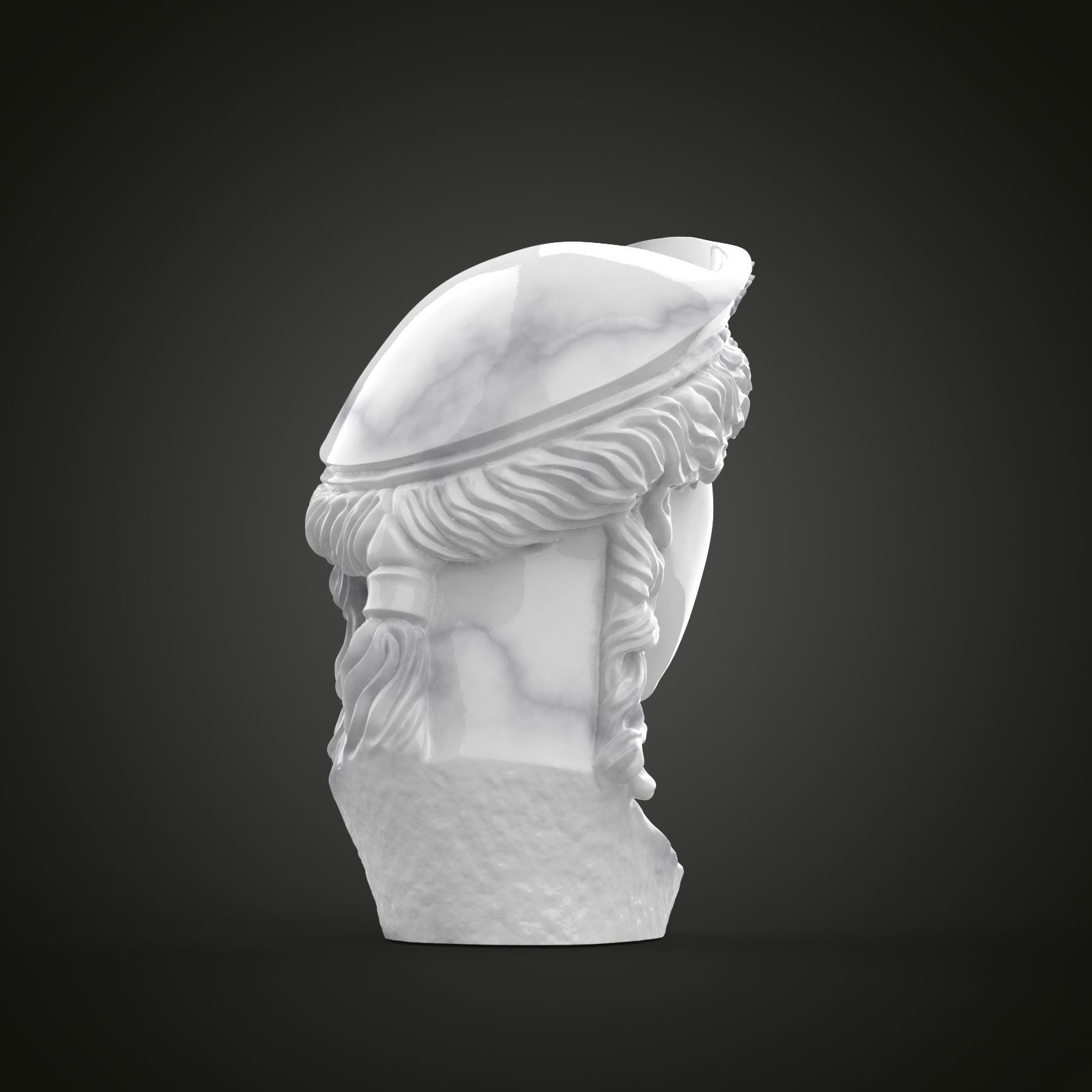 Bust of Hera luno Juno 3D print model_8