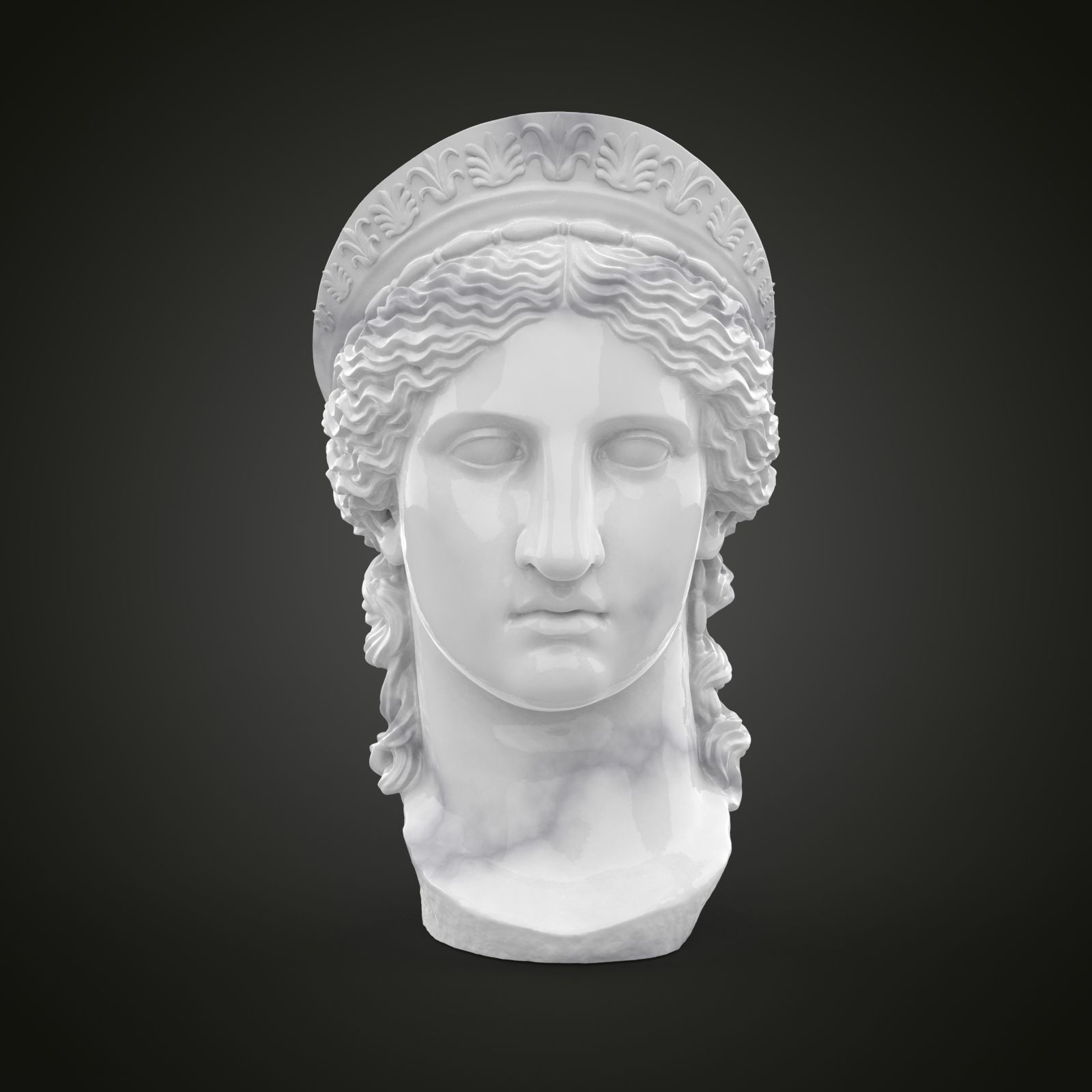 Bust of Hera luno Juno 3D print model_1