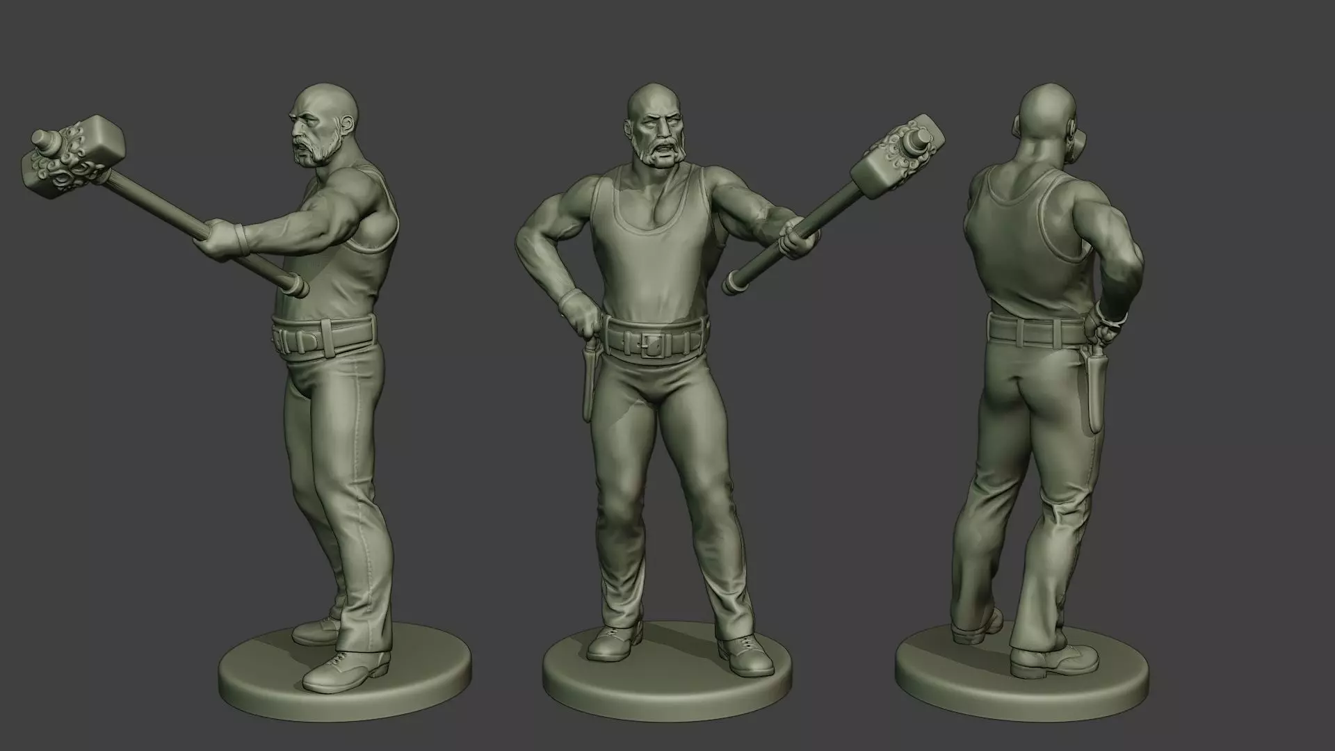 Bill HammerMan BH1 0002 3D print model_0