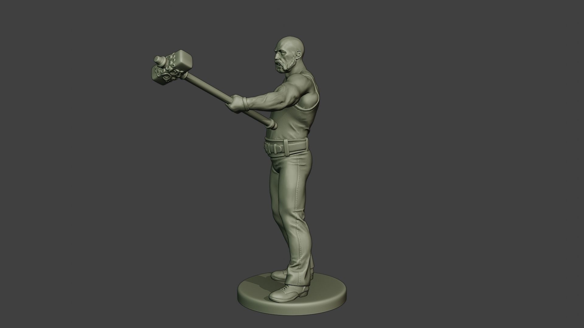 Bill HammerMan BH1 0002 3D print model_3