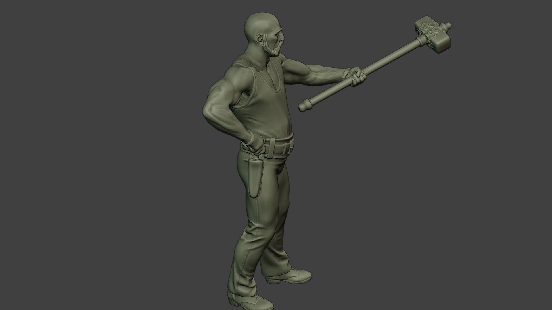 Bill HammerMan BH1 0002 3D print model_30