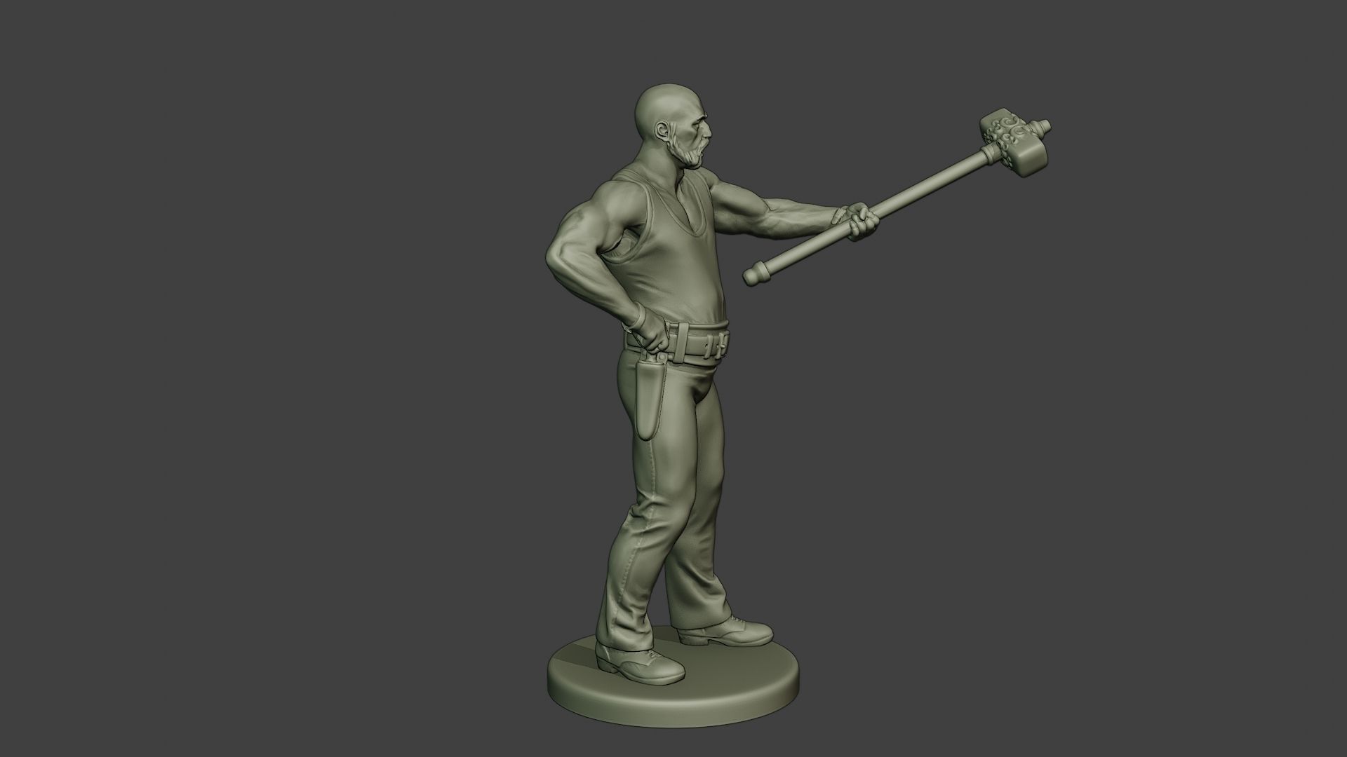 Bill HammerMan BH1 0002 3D print model_9