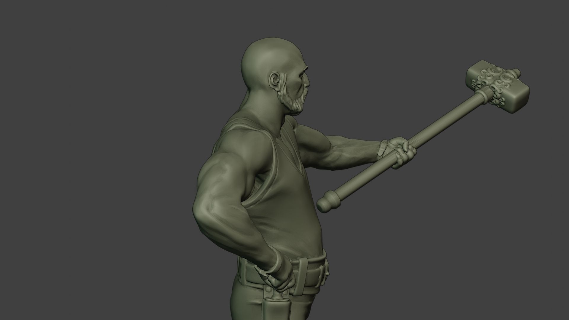 Bill HammerMan BH1 0002 3D print model_20