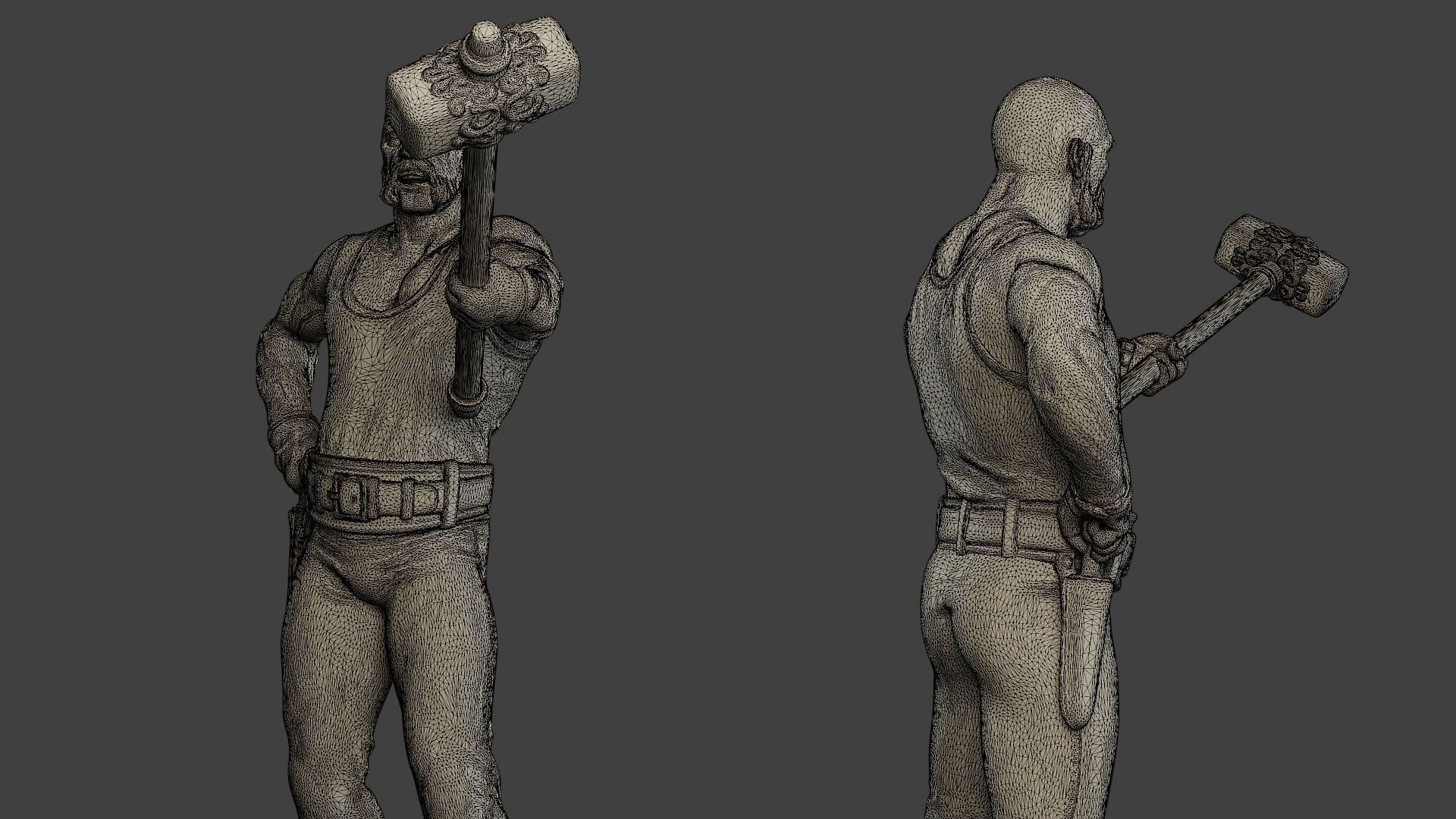 Bill HammerMan BH1 0002 3D print model_12