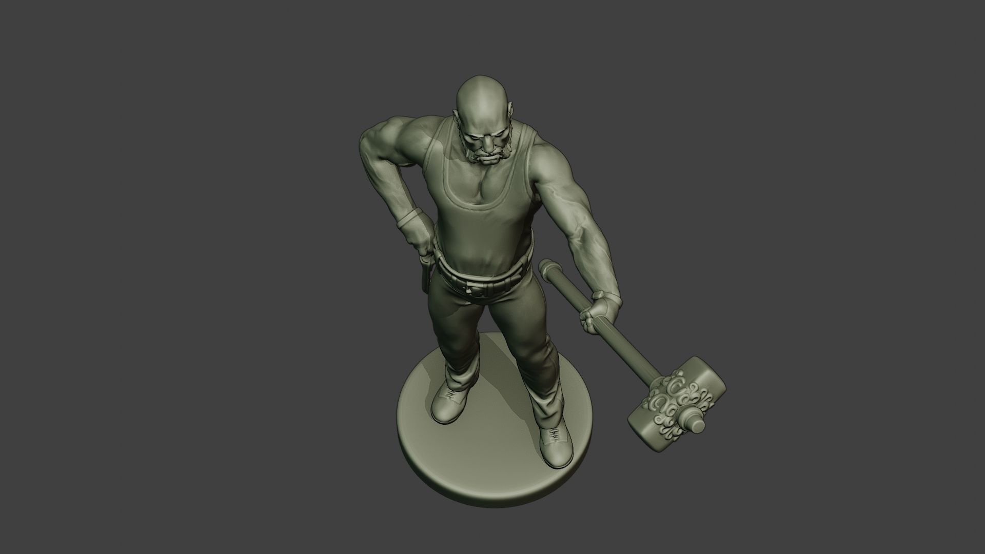 Bill HammerMan BH1 0002 3D print model_14