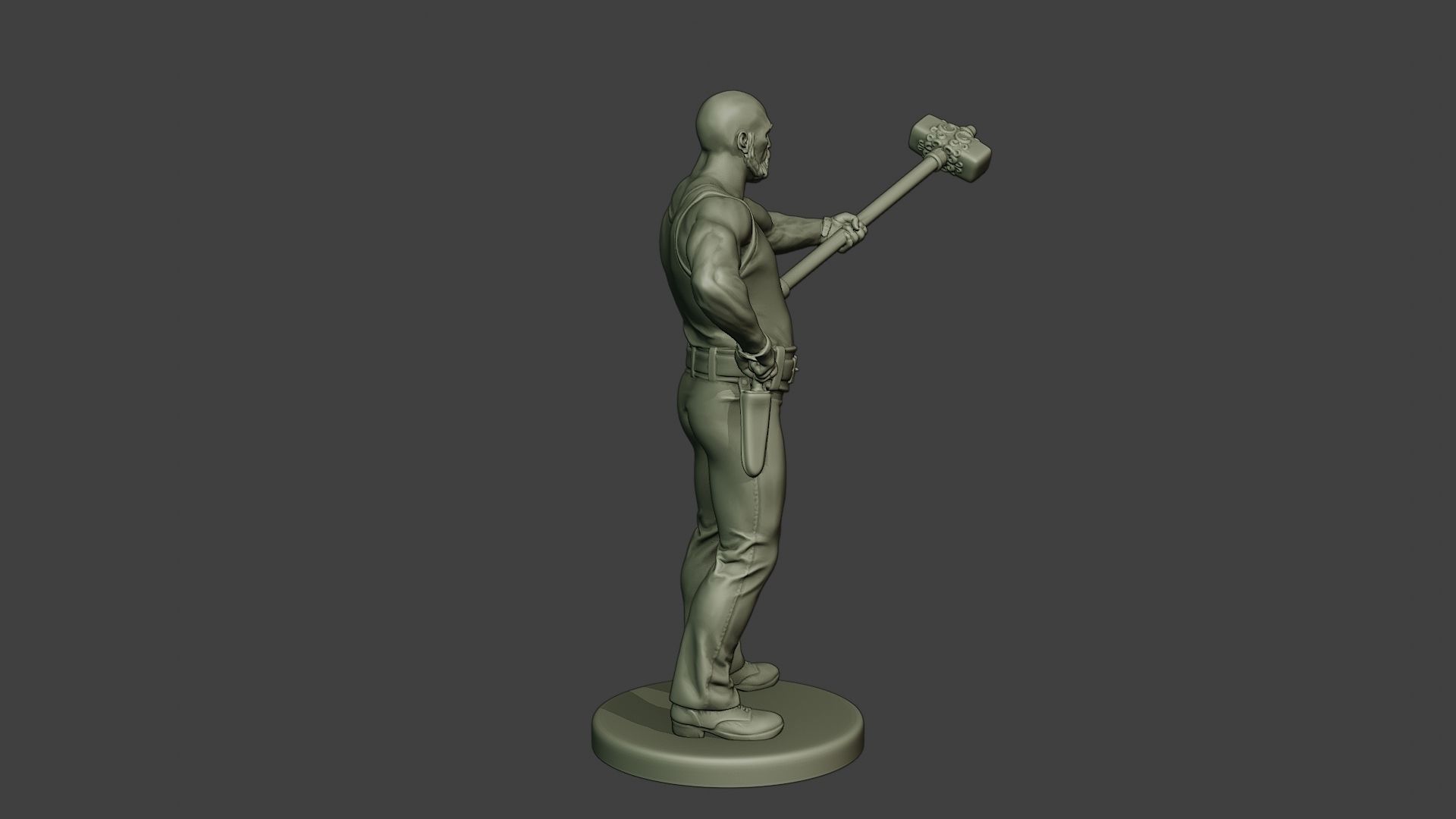 Bill HammerMan BH1 0002 3D print model_8