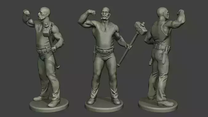 Bill HammerMan BH1 0003 3D print model
