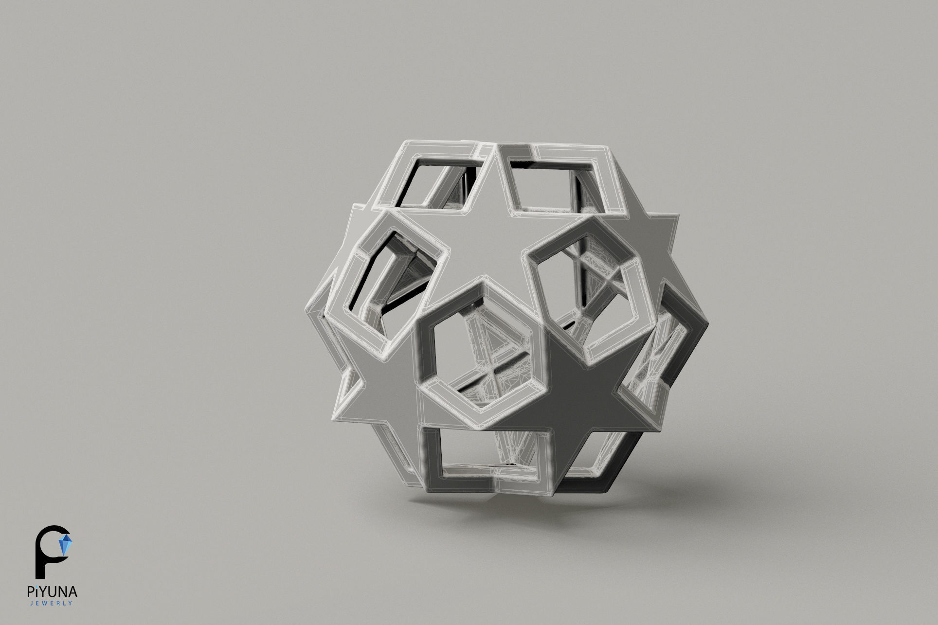 Pendant 062 3D print model_3