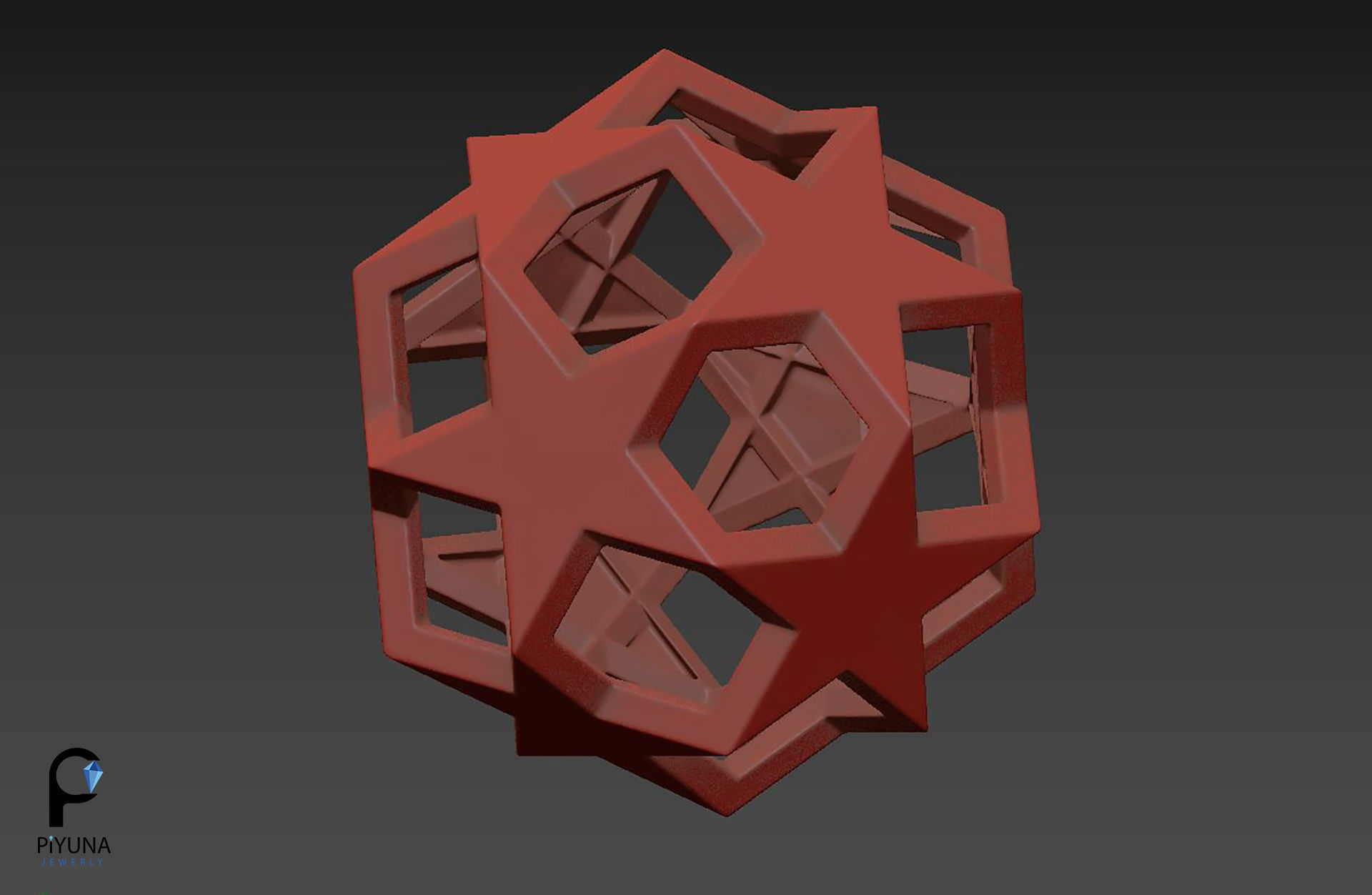 Pendant 062 3D print model_6