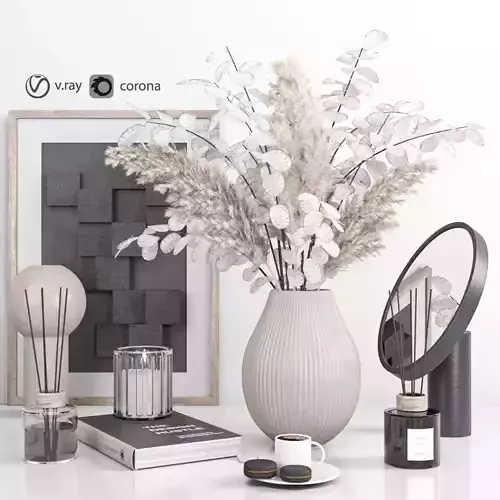 decorative set with bouquet 11