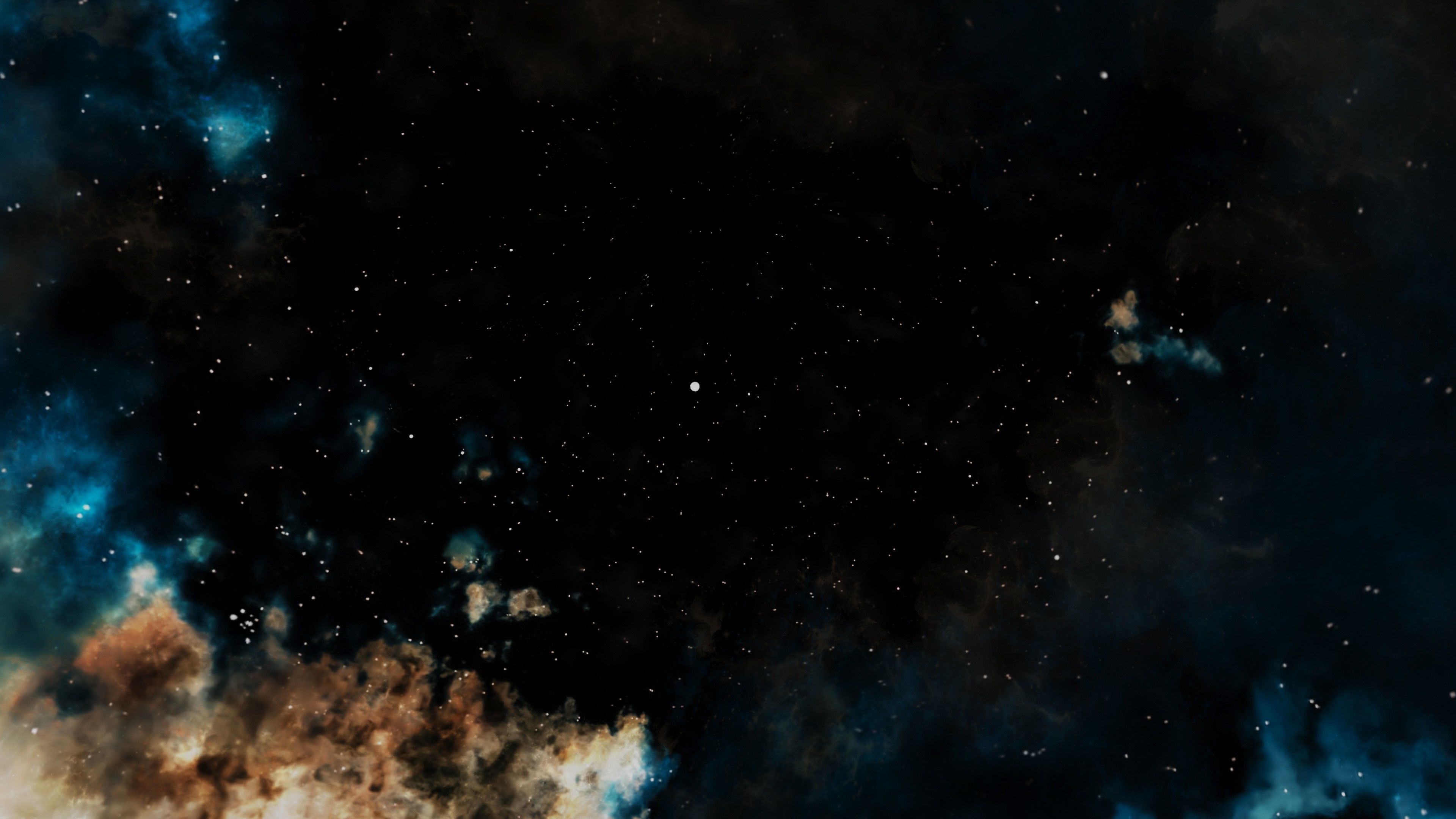 HDRI Panoramic Sky - VR 360 starfield - hard warm nebula 017 Low-poly 3D model_13