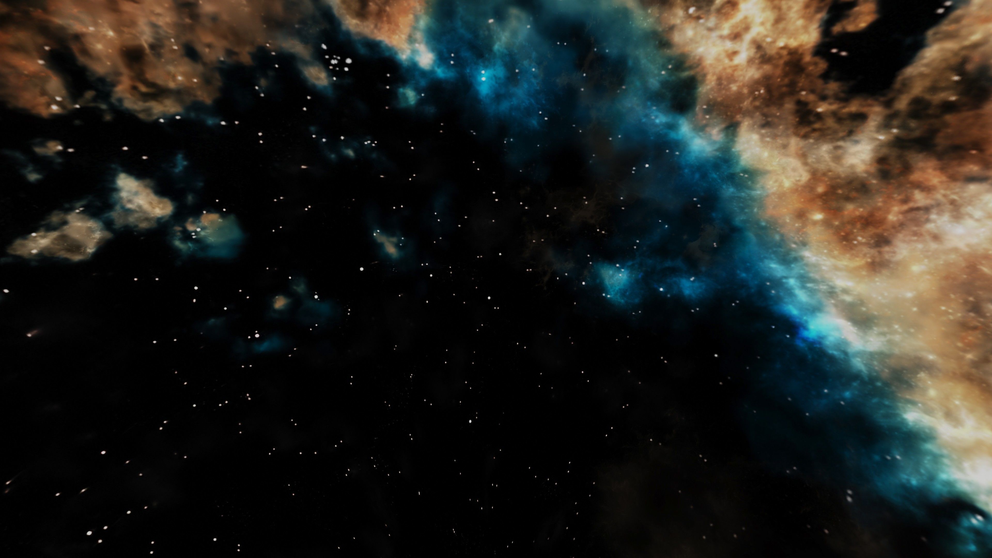 HDRI Panoramic Sky - VR 360 starfield - hard warm nebula 017 Low-poly 3D model_15