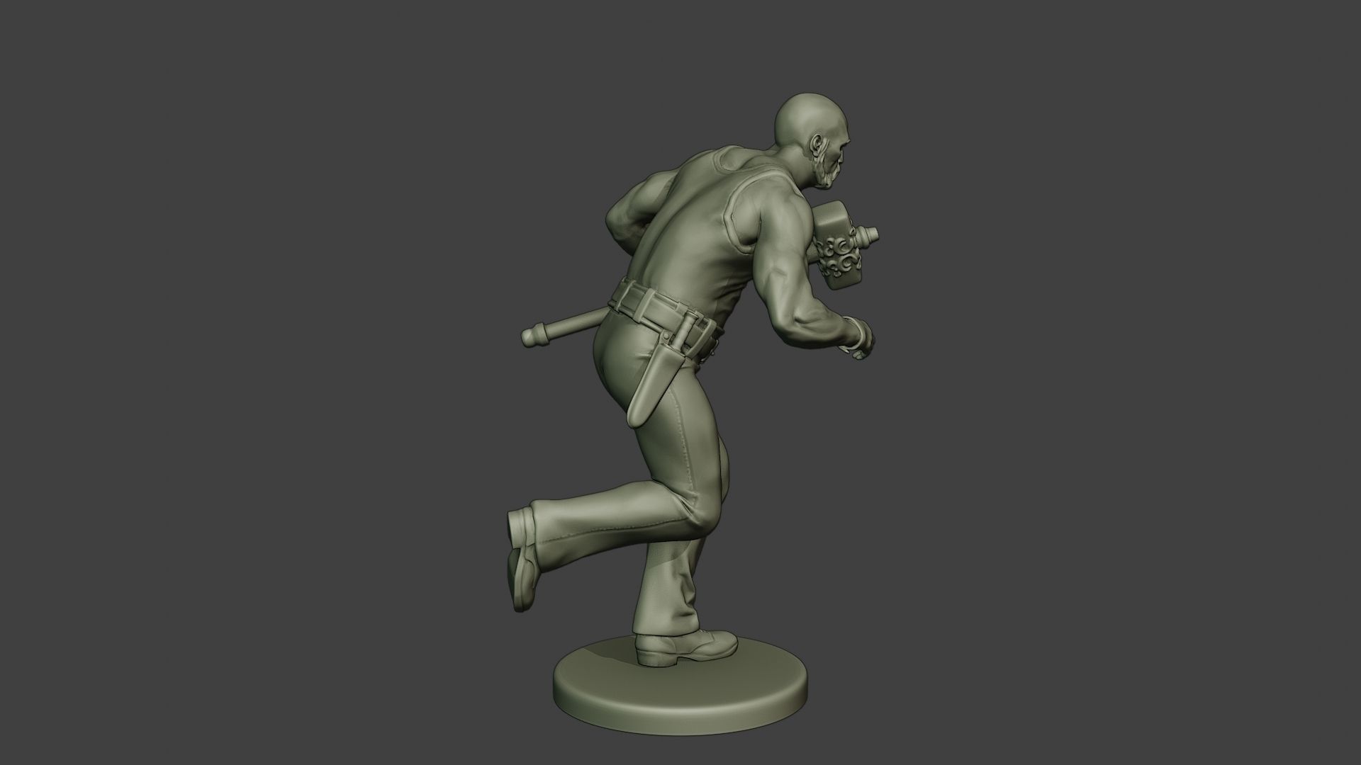 Bill HammerMan BH1 0004 3D print model_8