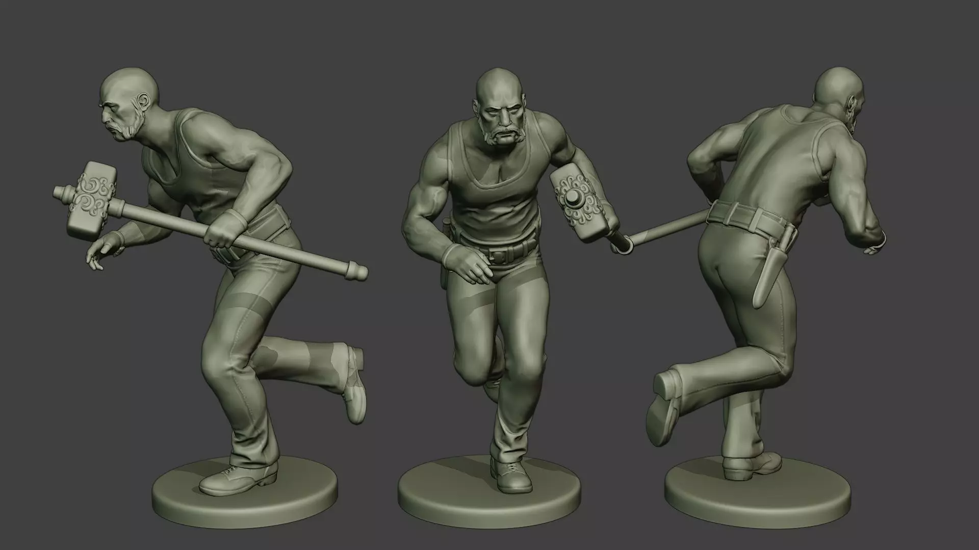 Bill HammerMan BH1 0004 3D print model_0