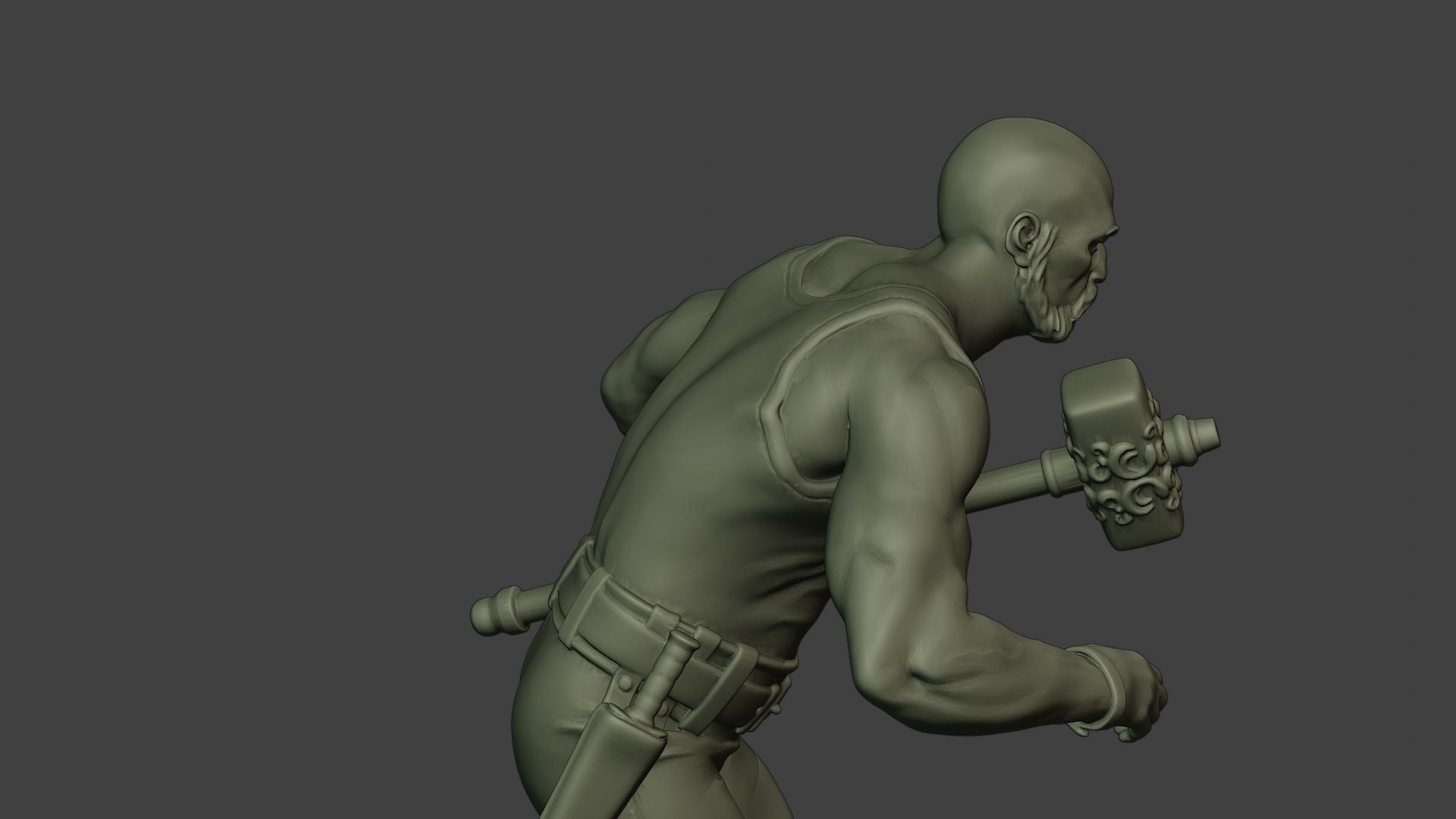 Bill HammerMan BH1 0004 3D print model_20