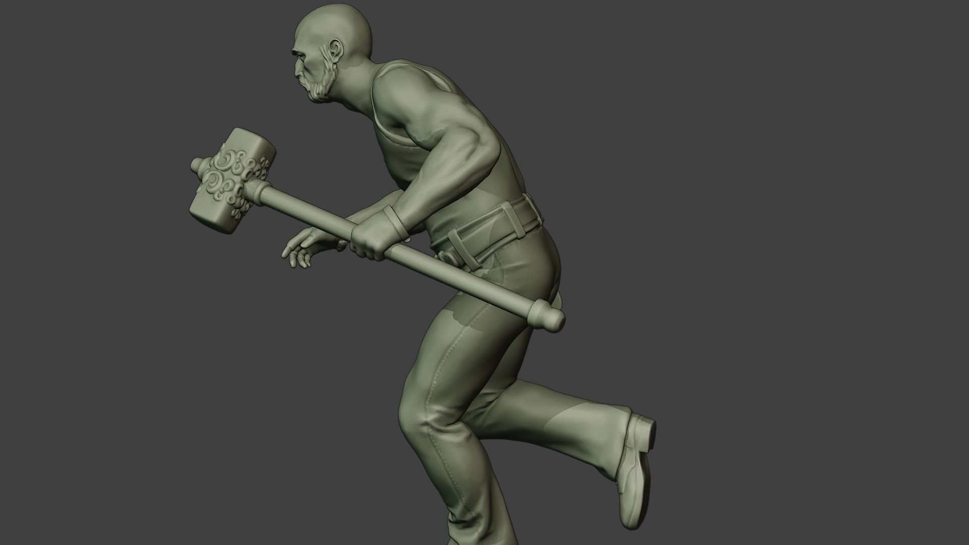 Bill HammerMan BH1 0004 3D print model_26