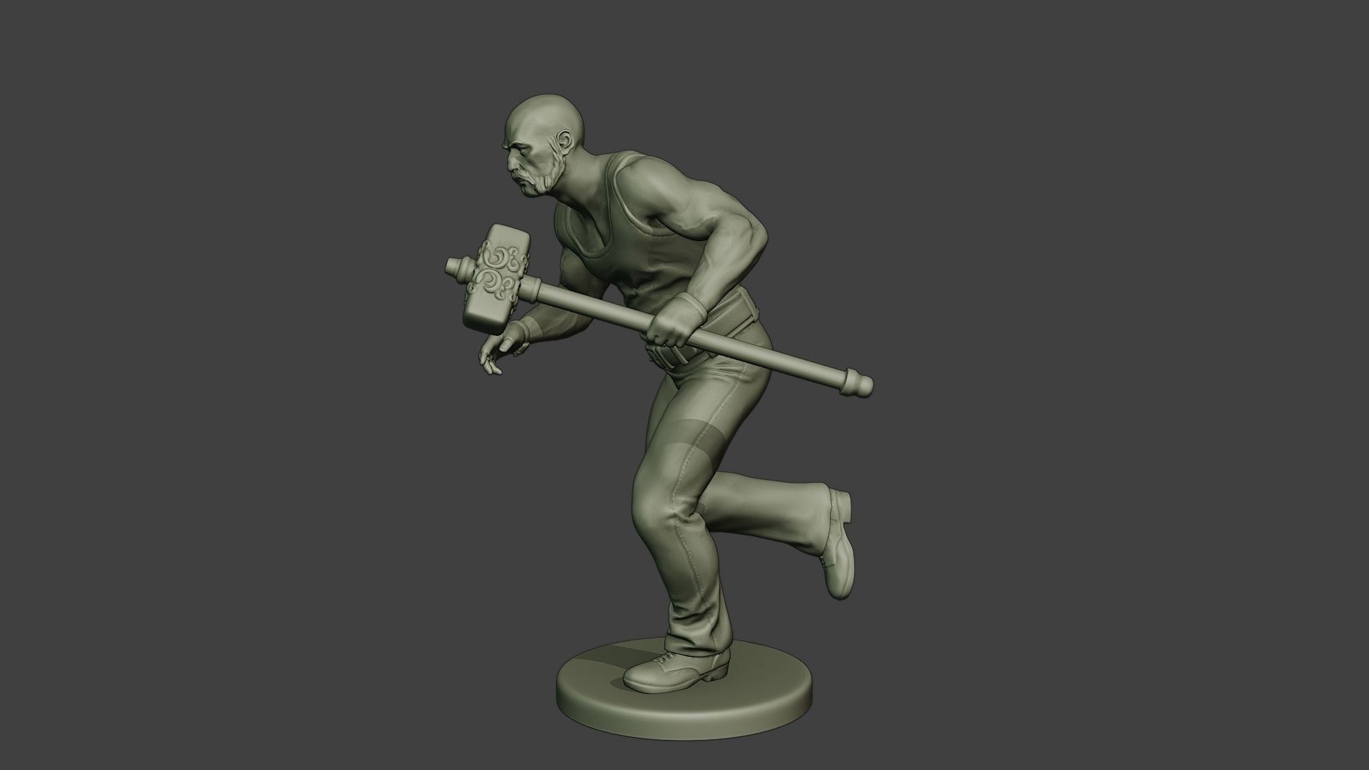 Bill HammerMan BH1 0004 3D print model_3