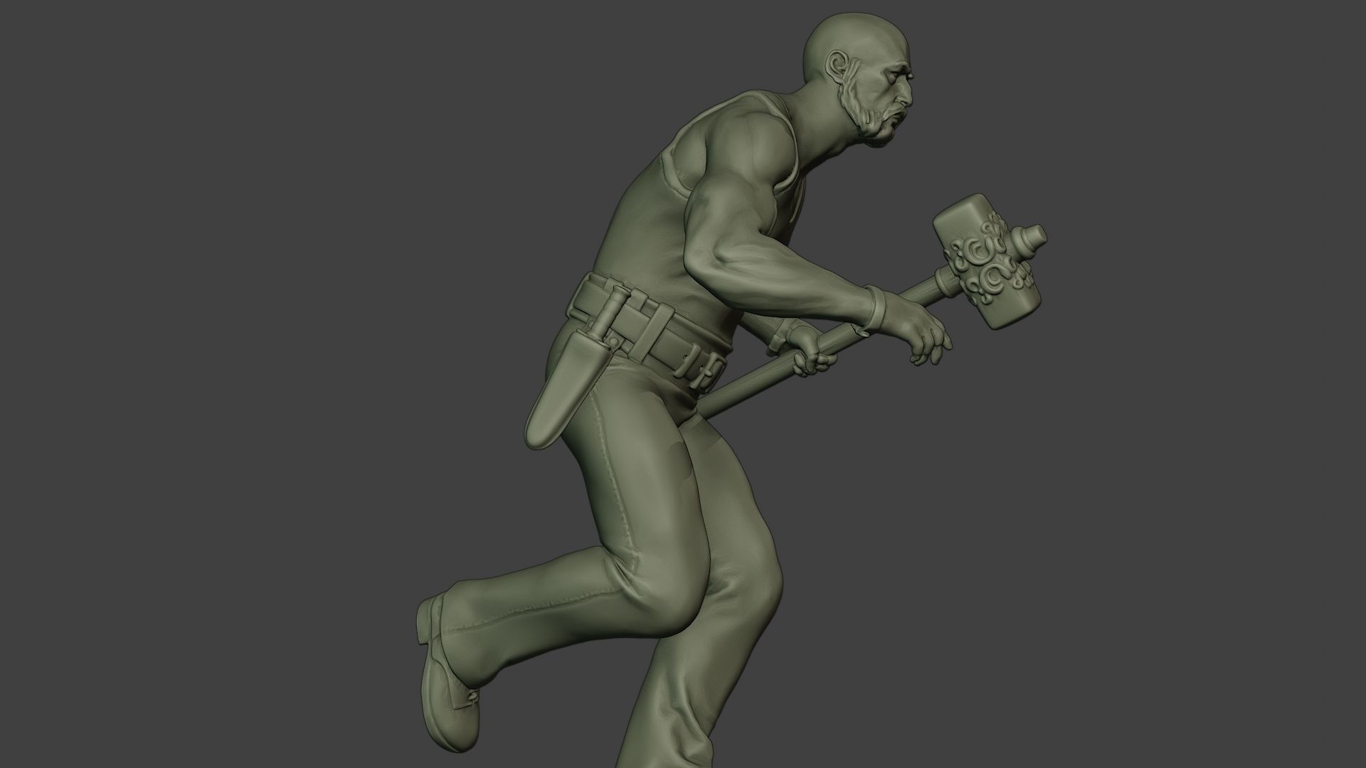 Bill HammerMan BH1 0004 3D print model_29