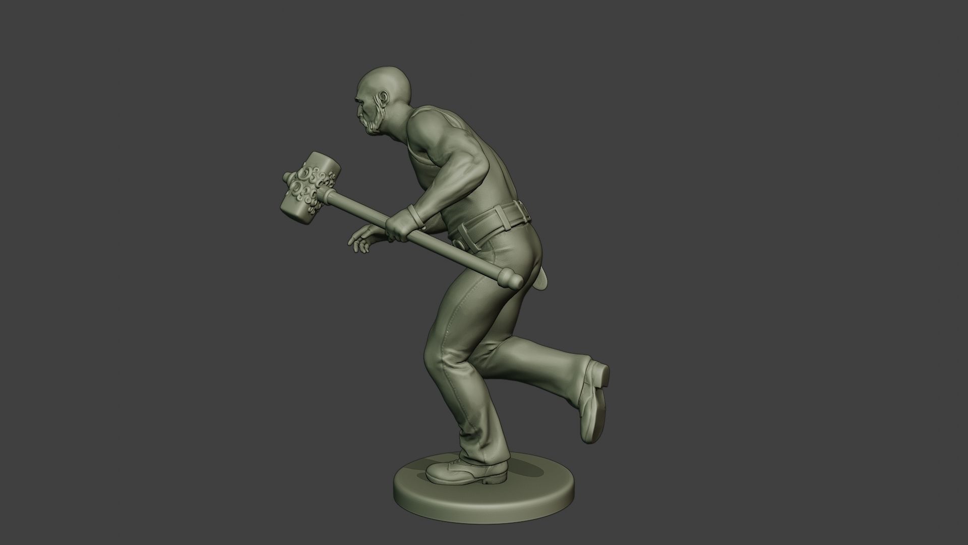 Bill HammerMan BH1 0004 3D print model_4