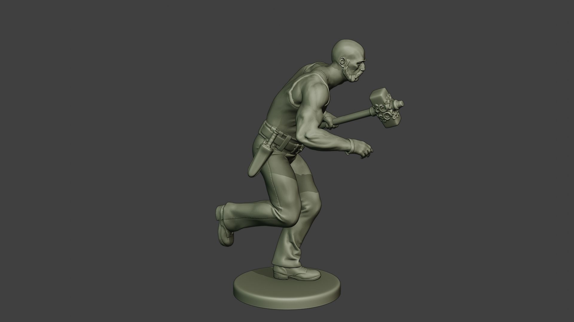 Bill HammerMan BH1 0004 3D print model_9