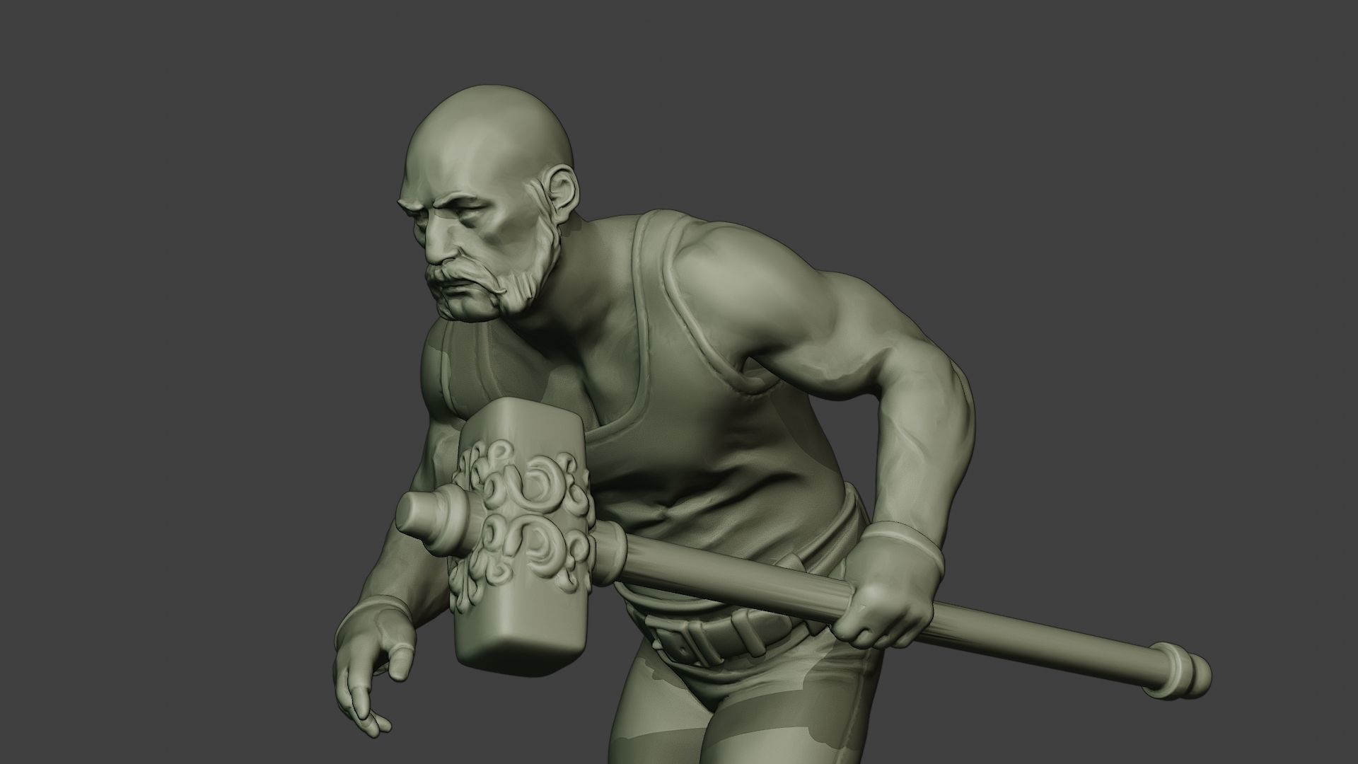 Bill HammerMan BH1 0004 3D print model_18