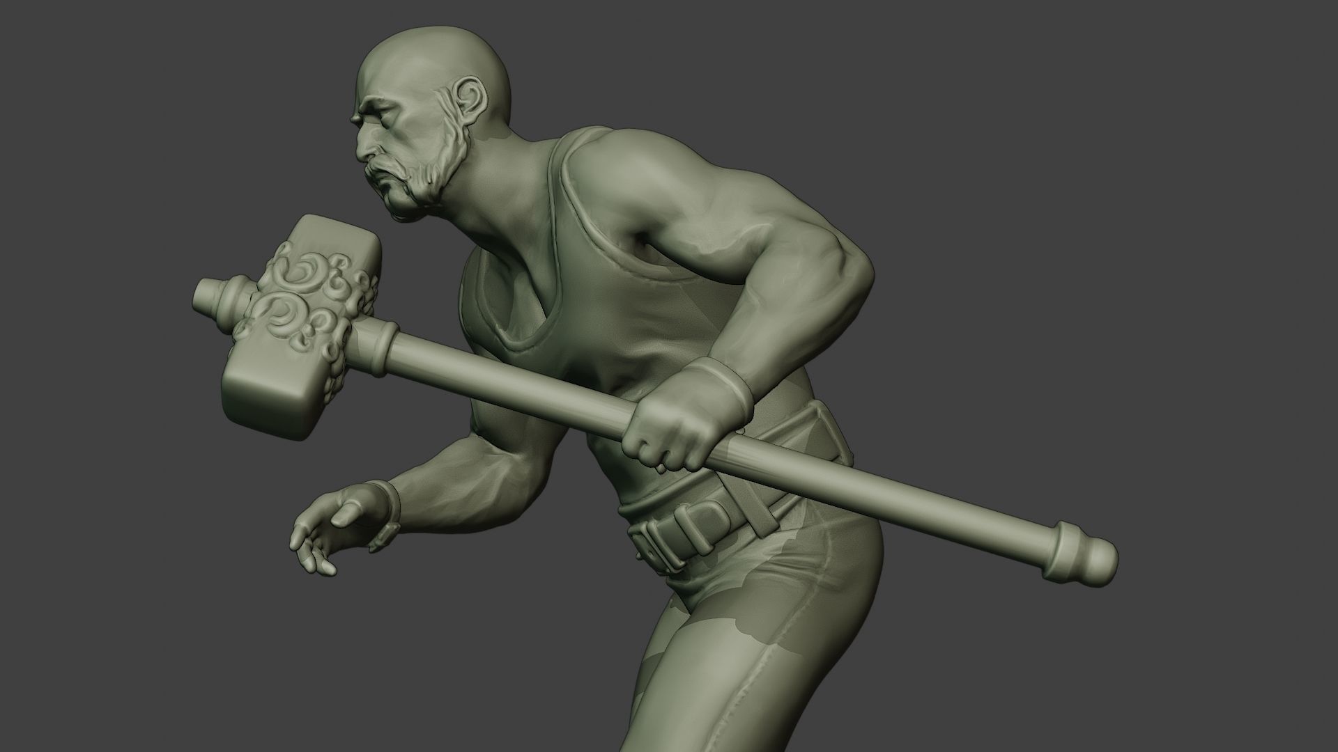 Bill HammerMan BH1 0004 3D print model_17