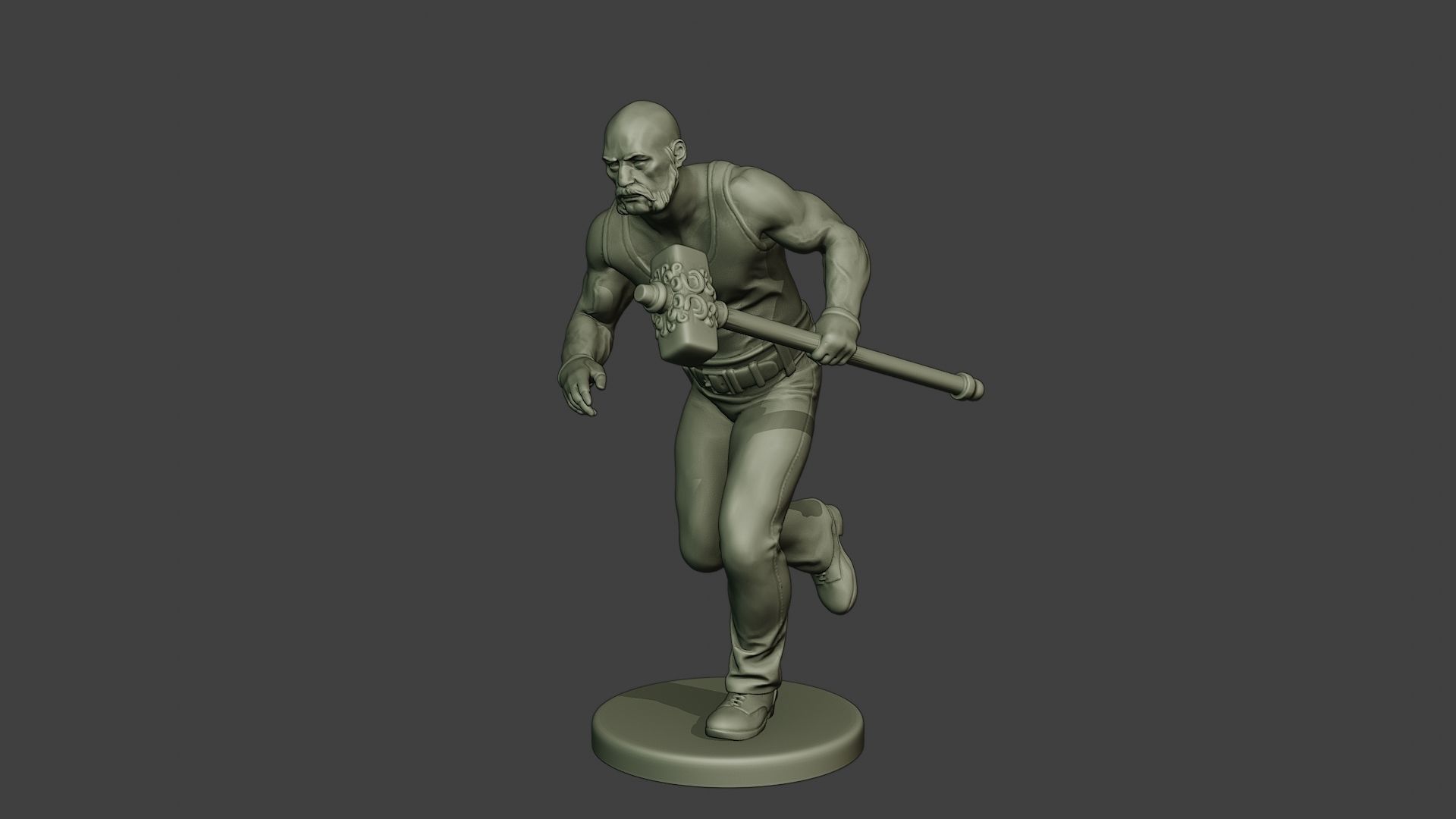Bill HammerMan BH1 0004 3D print model_2
