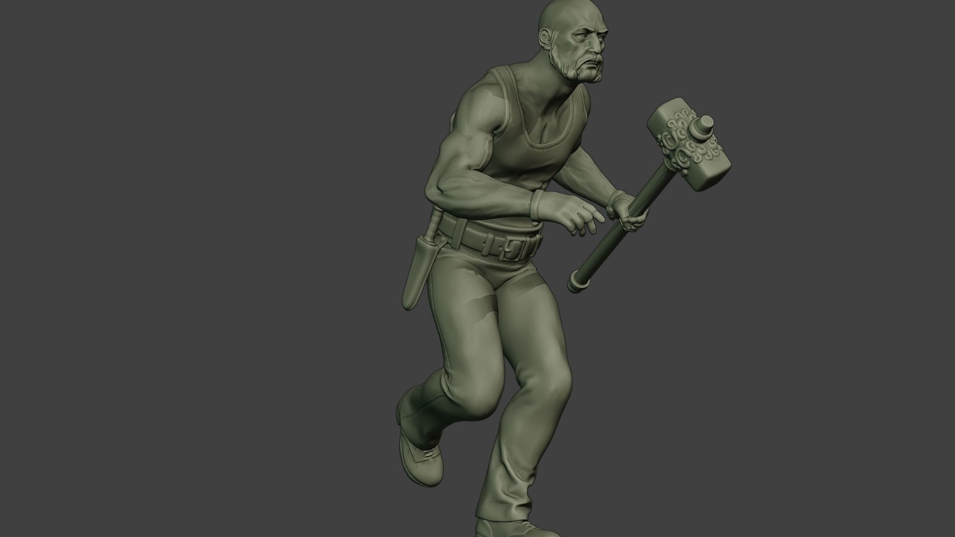 Bill HammerMan BH1 0004 3D print model_13