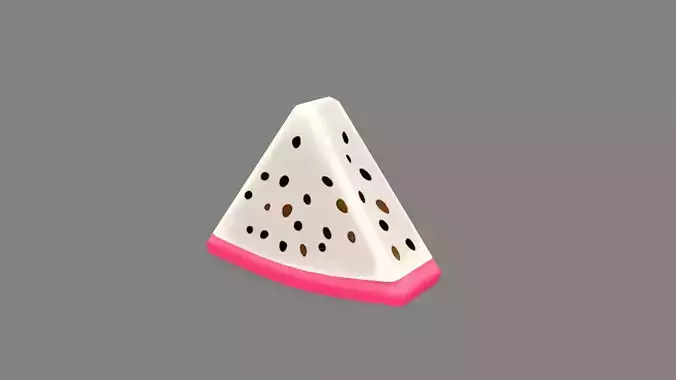 Cartoon pitaya slice