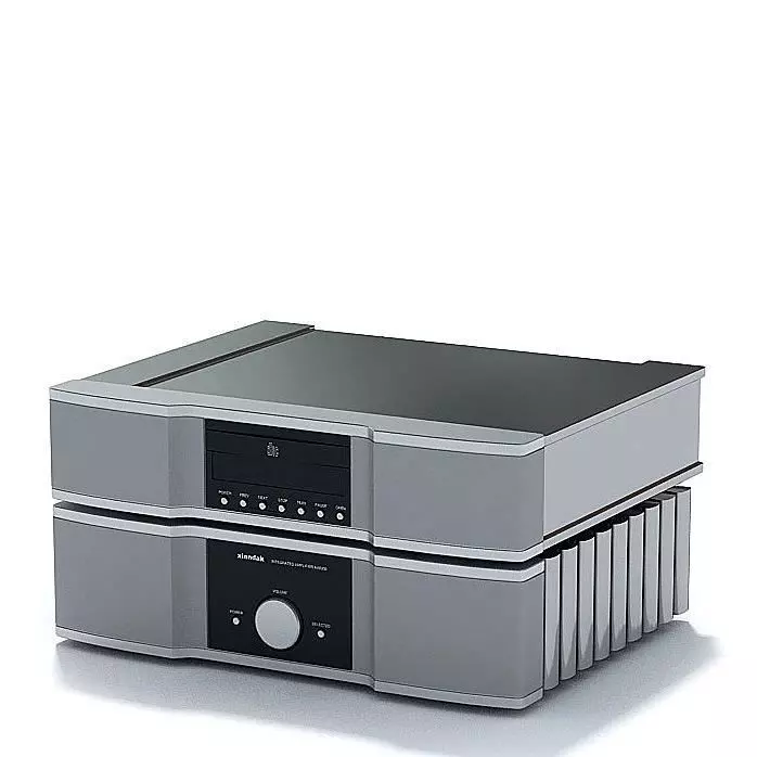 Modern Cd Player 3D model_0