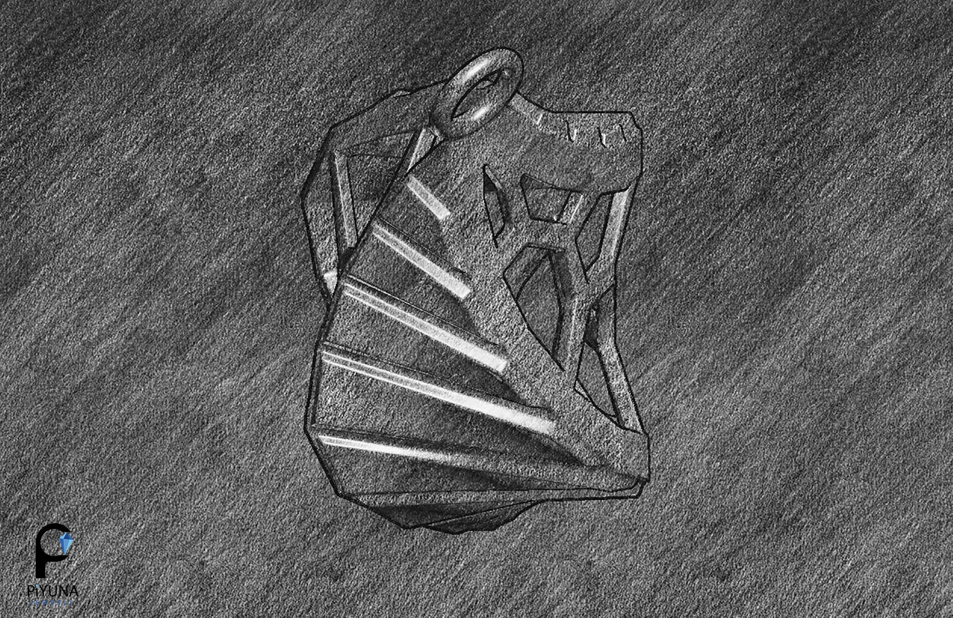 Pendant 064 3D print model_7