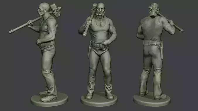 Bill HammerMan BH1 0007 3D print model