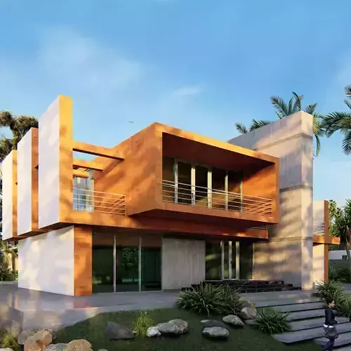 Modern Building  N9 3D model